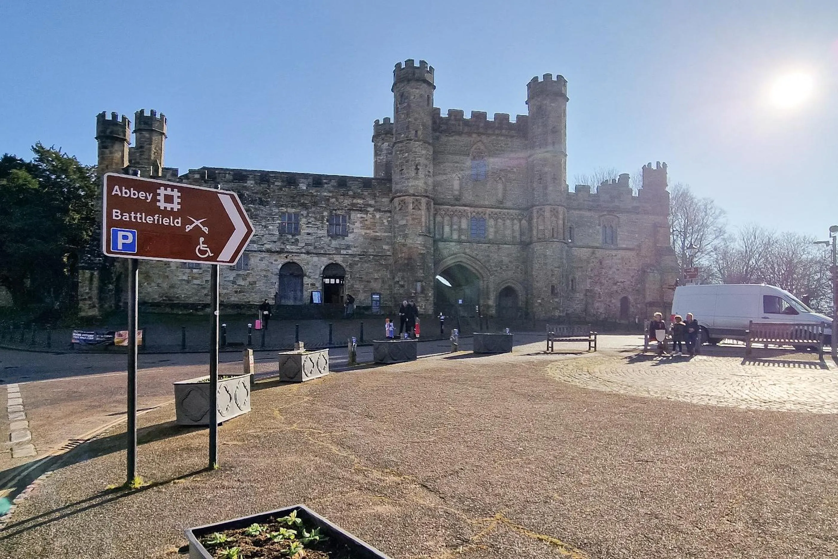 Landmark view in The George Hotel