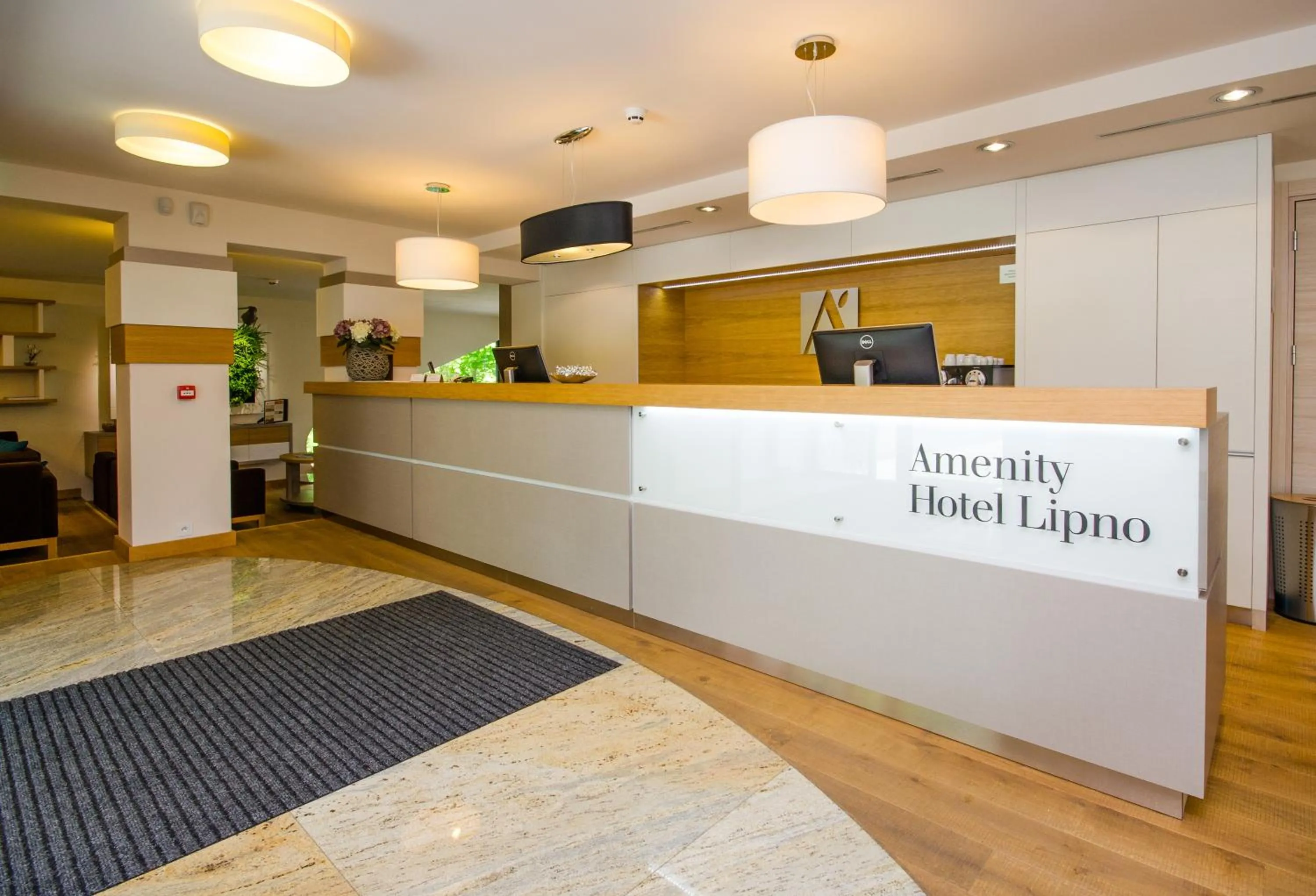 Lobby or reception in Amenity Hotel & Resort Lipno
