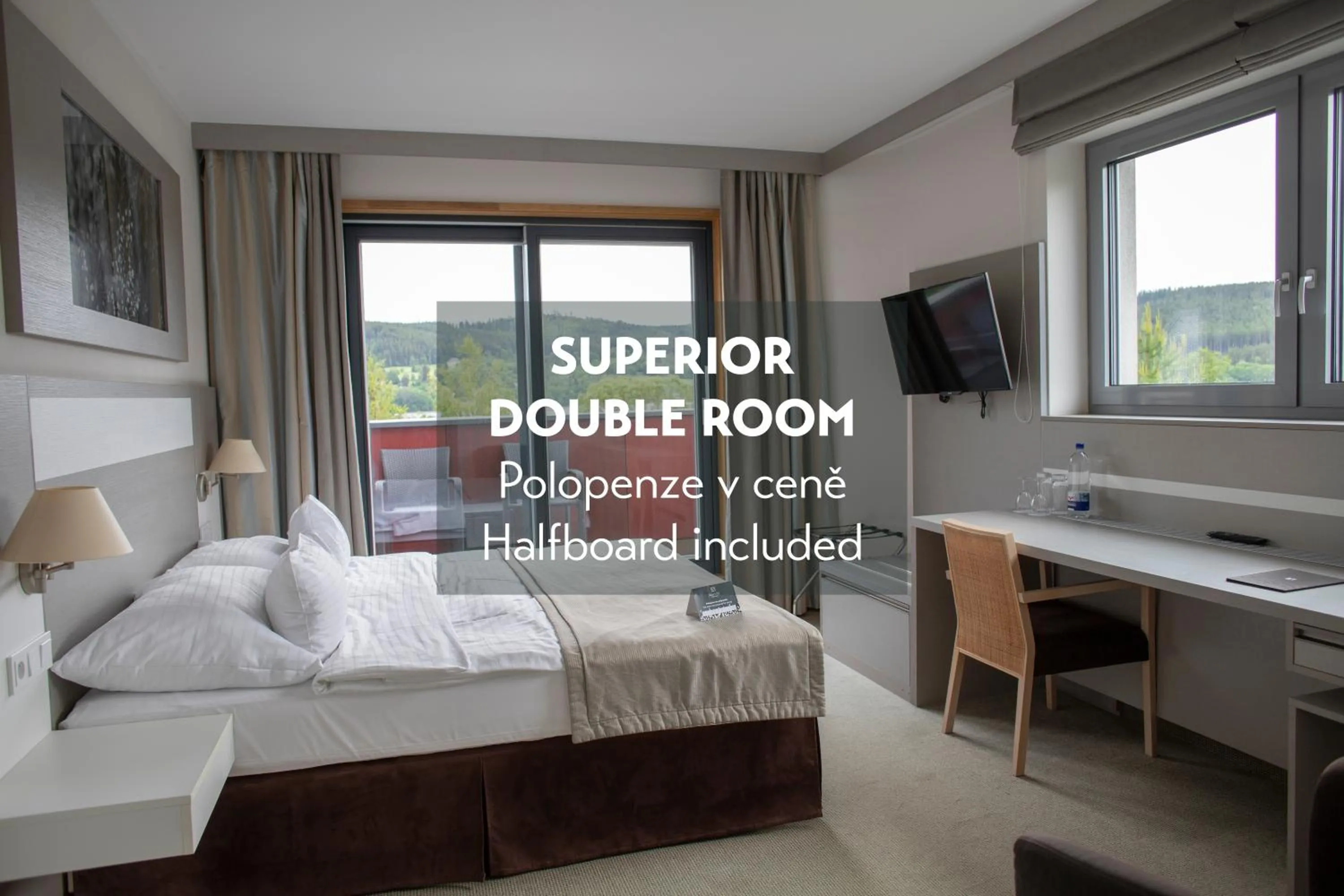 Bed in Amenity Hotel & Resort Lipno