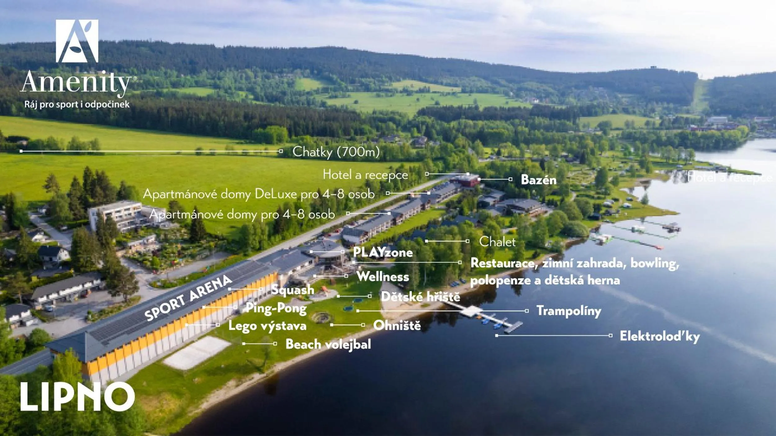 Property building in Amenity Hotel & Resort Lipno