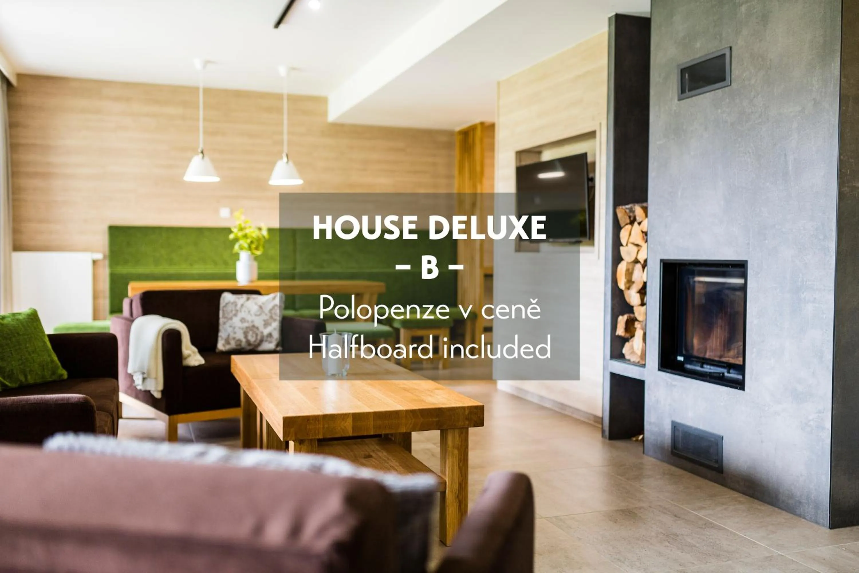 Living room in Amenity Hotel & Resort Lipno