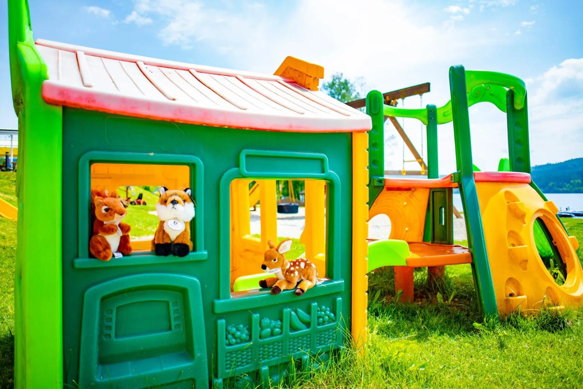 Children play ground in Amenity Hotel & Resort Lipno