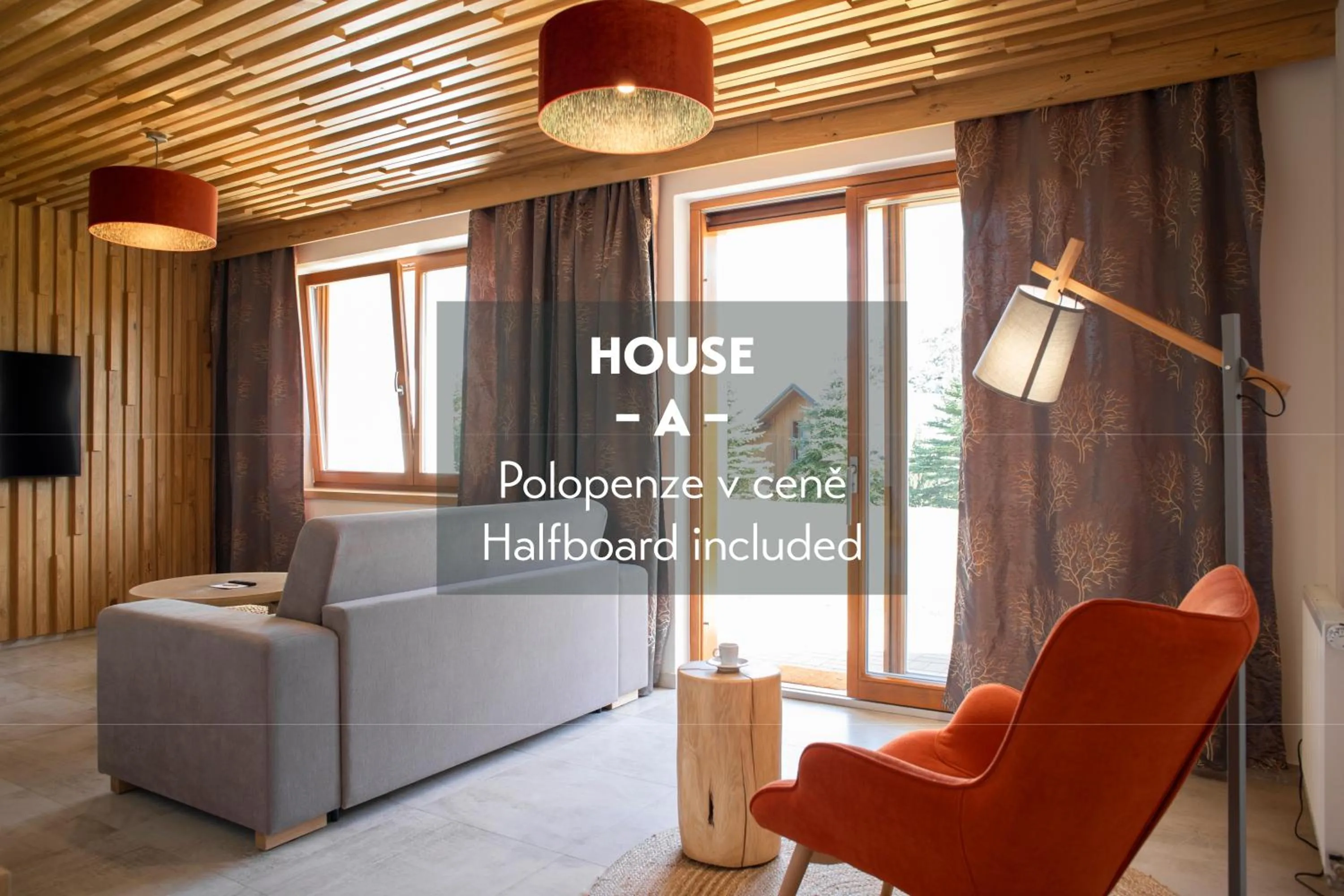 Living room in Amenity Hotel & Resort Lipno