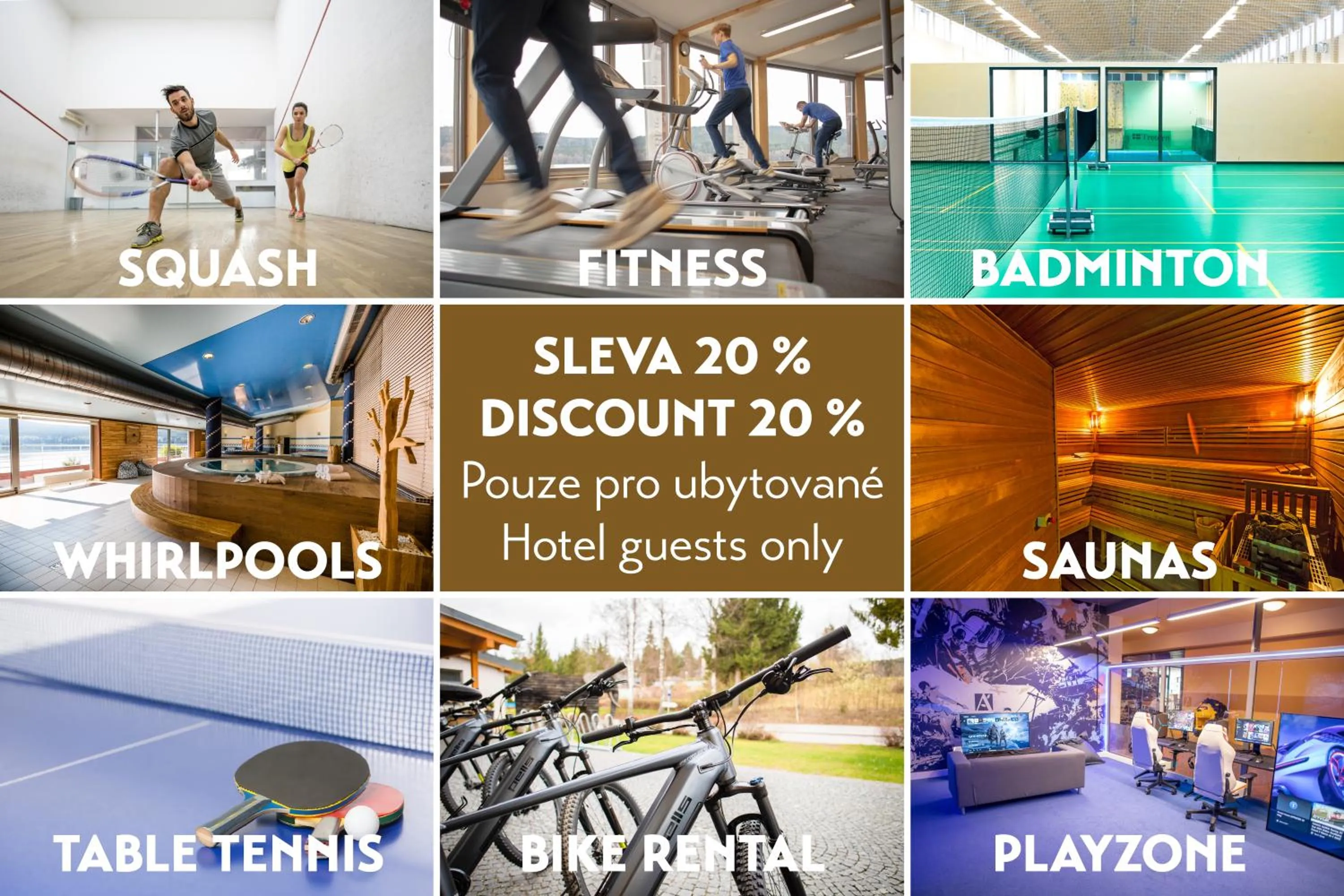 Activities in Amenity Hotel & Resort Lipno
