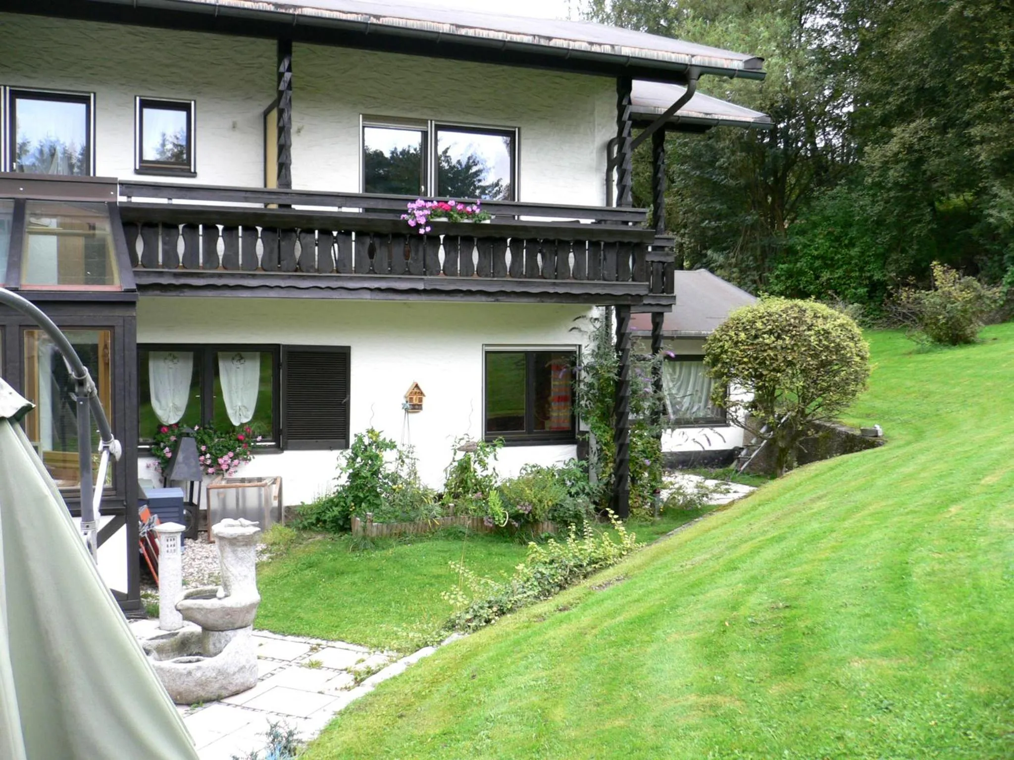 Garden in Gästehaus Riedl