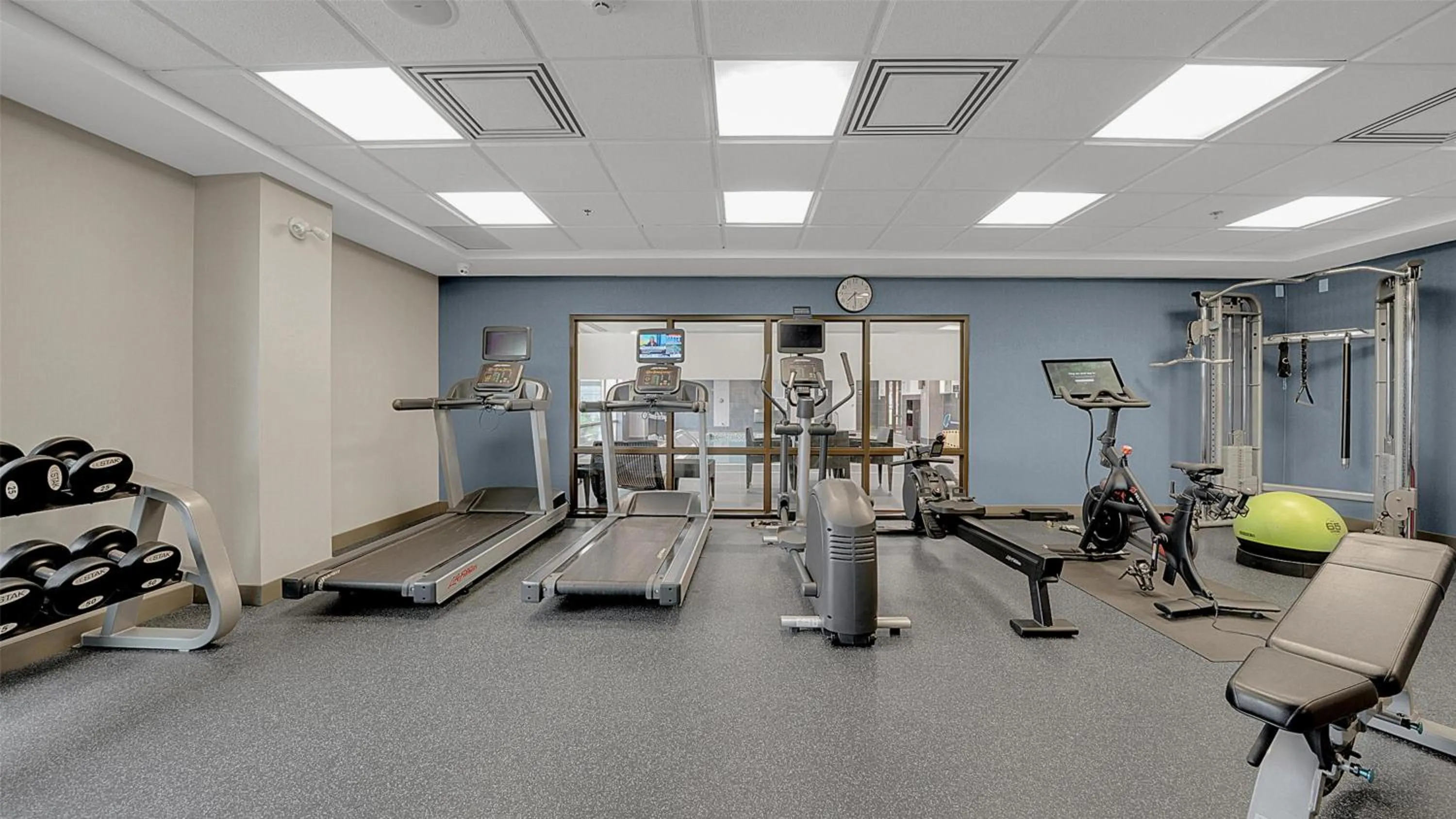 Fitness centre/facilities in Hampton Inn & Suites by Hilton Toronto Markham
