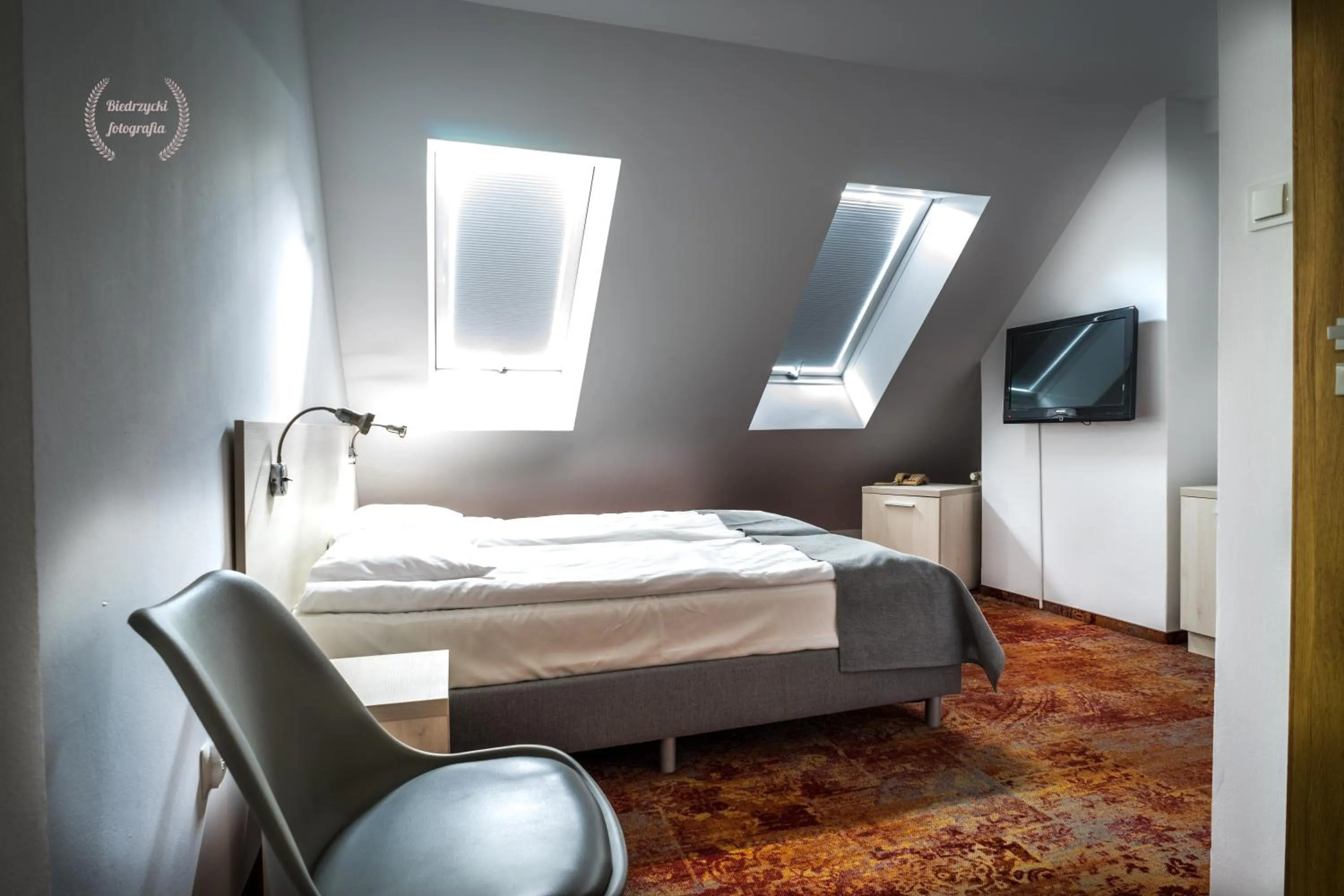 Bed in Hotel Warmia Spa