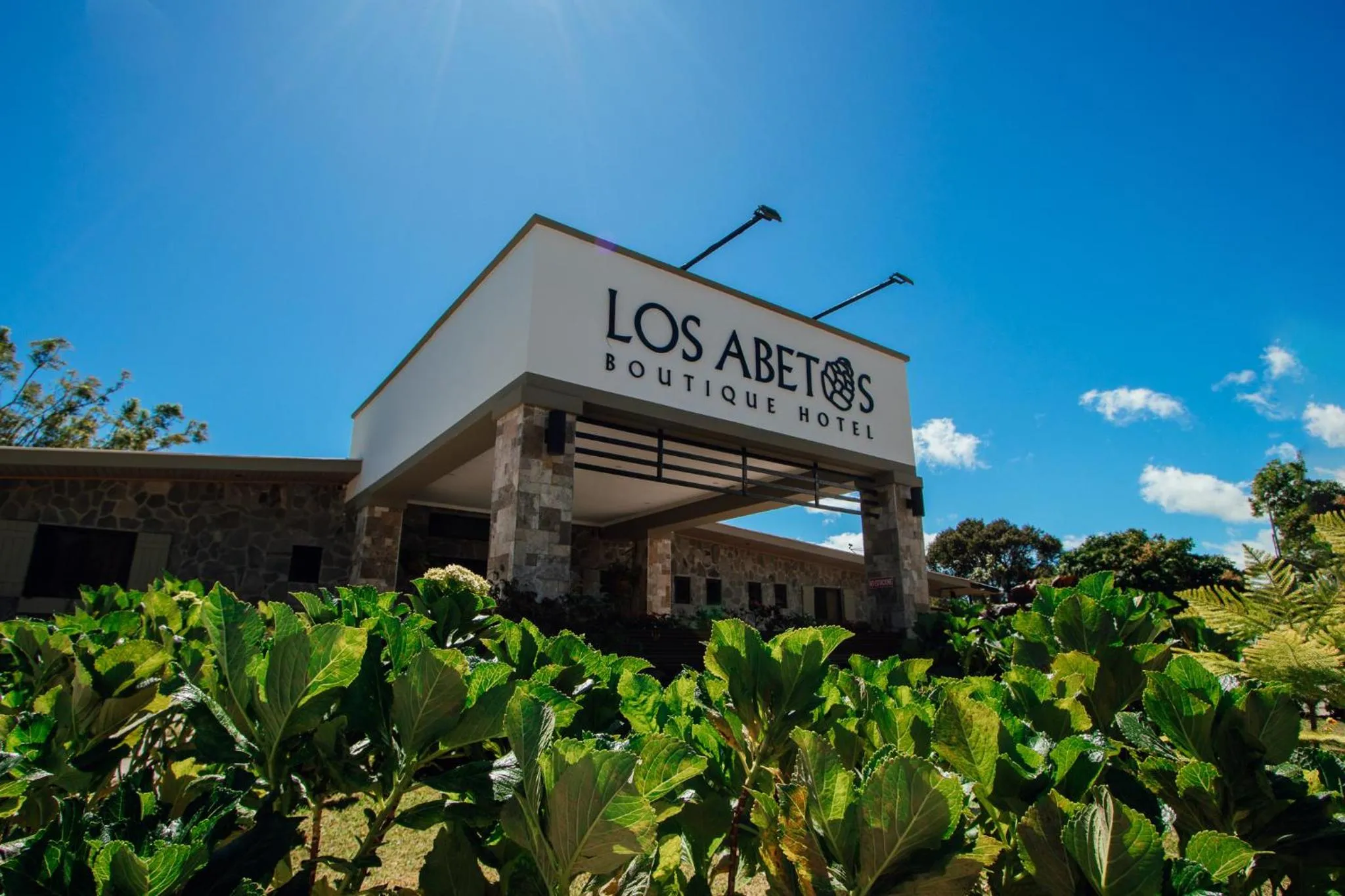 Property logo or sign in Hotel Boutique Los Abetos