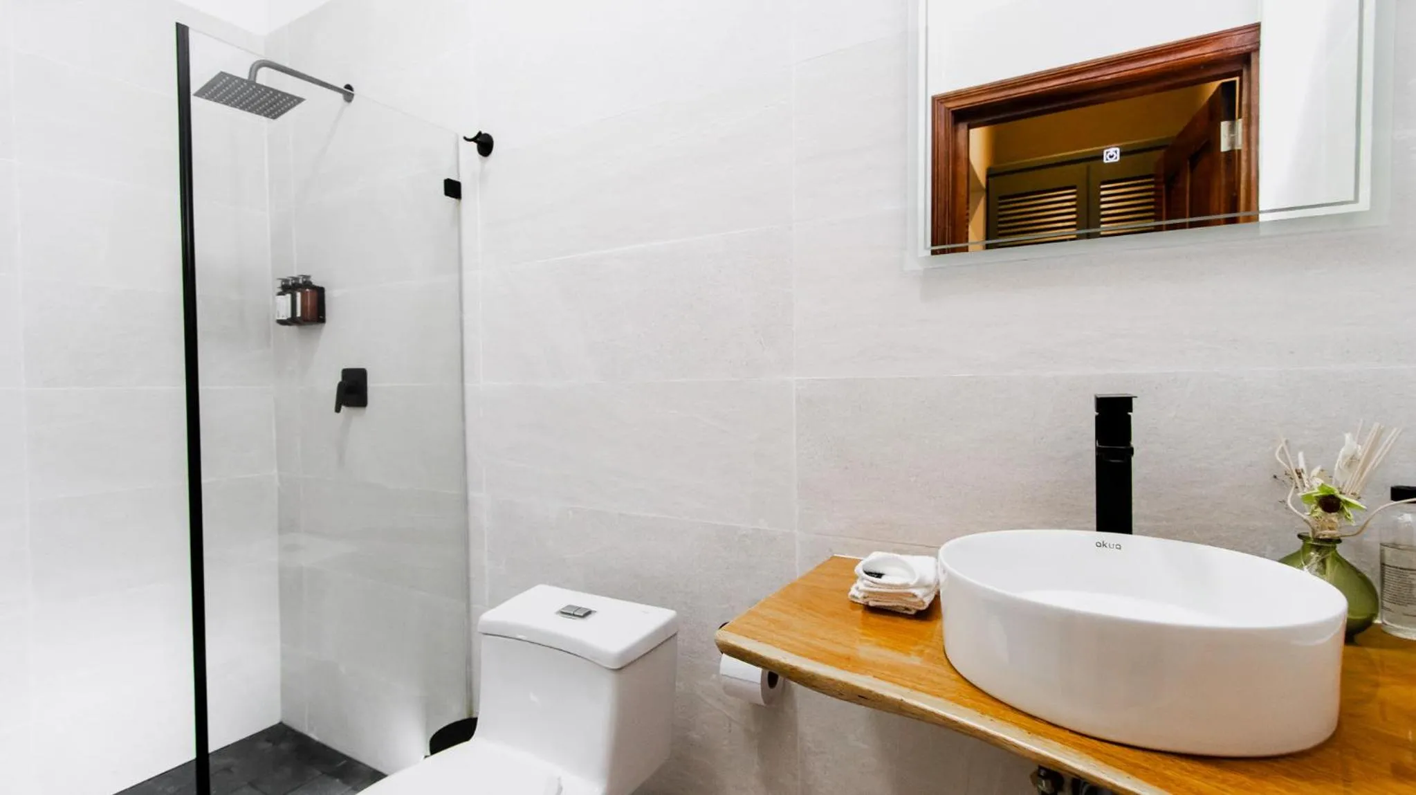 Shower in Hotel Boutique Los Abetos