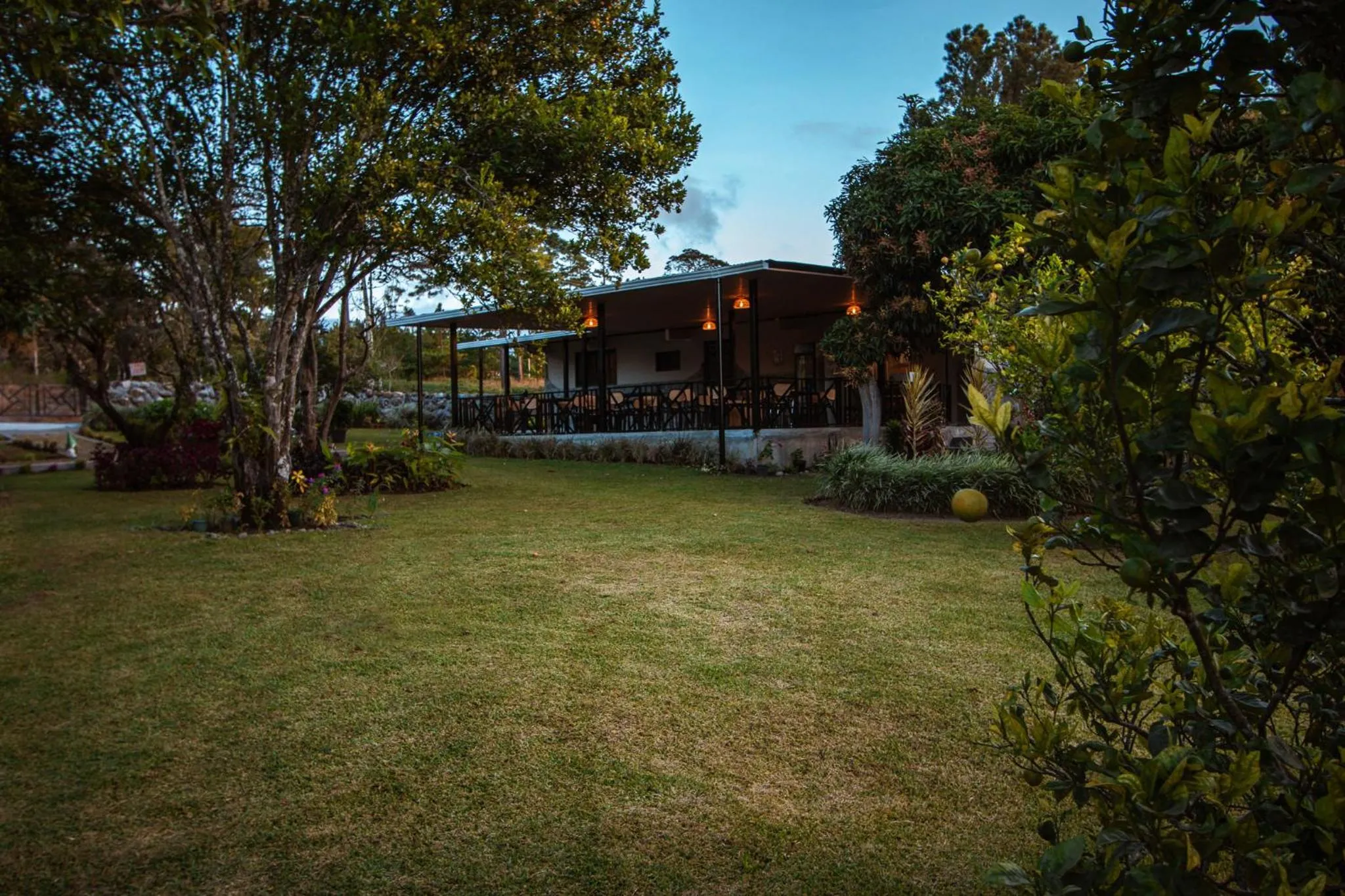 Garden view in Hotel Boutique Los Abetos