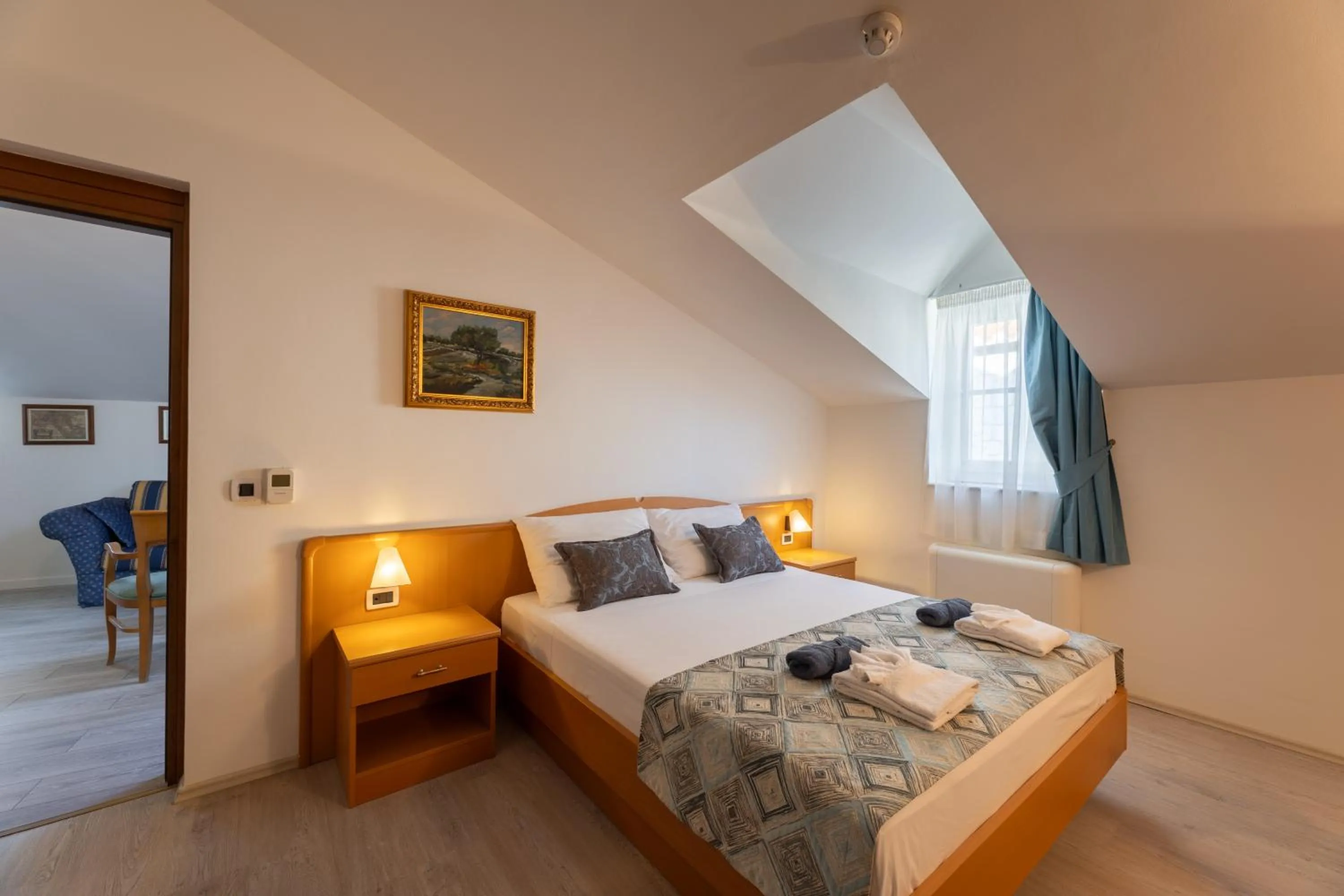 Bed in Villa Fontana