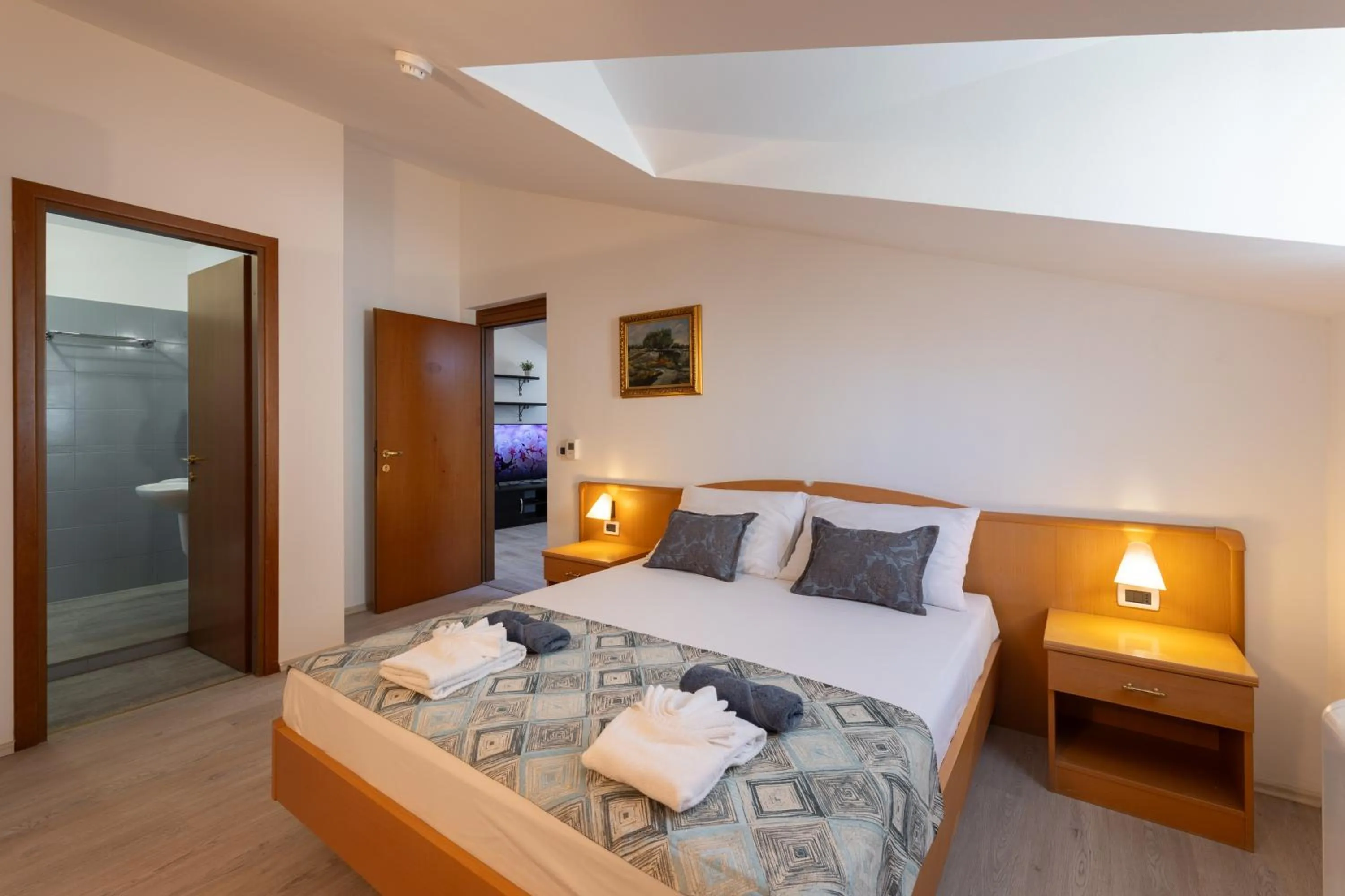 Bed in Villa Fontana