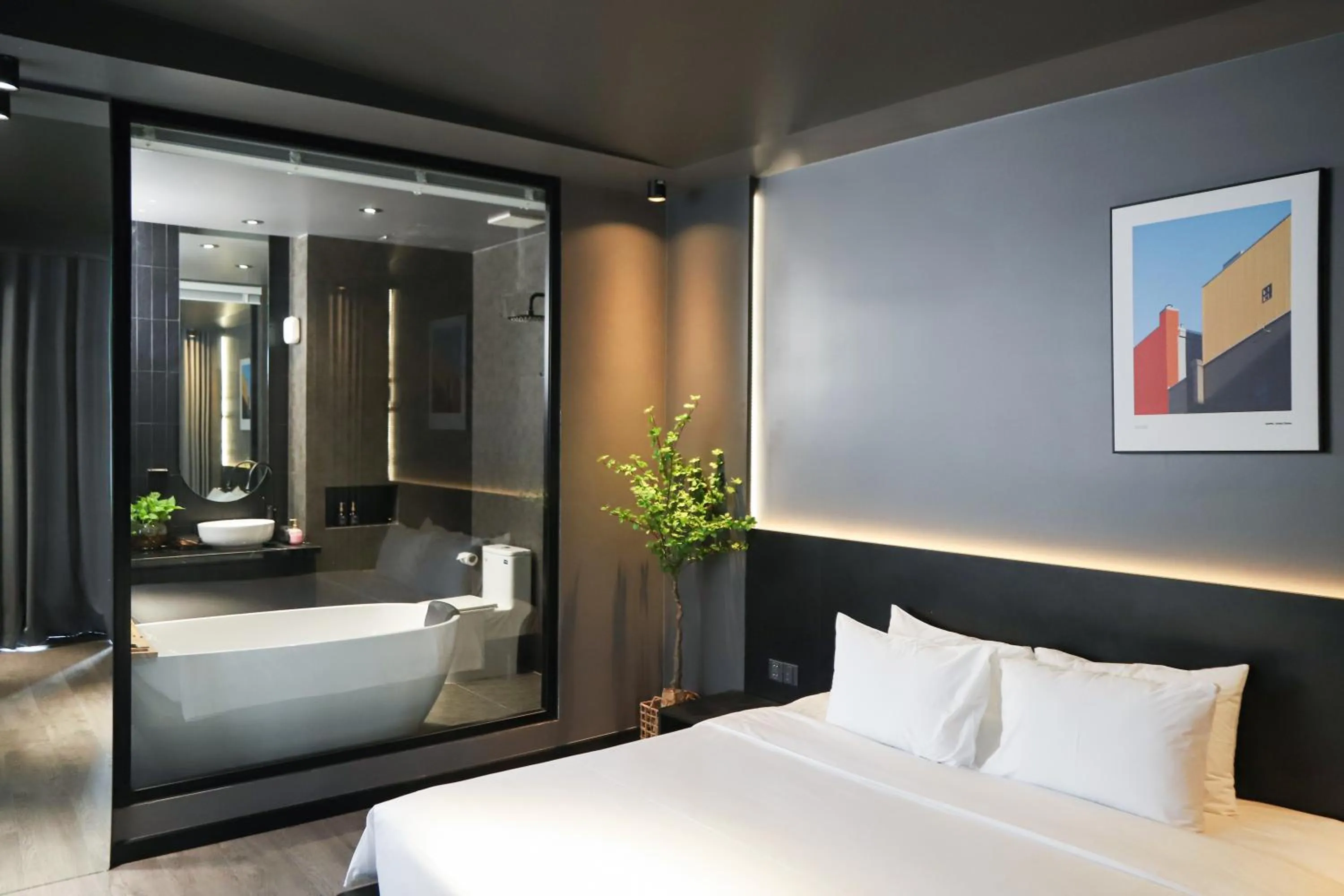 Bed in KIN Wander Tân Bình, The Mountain