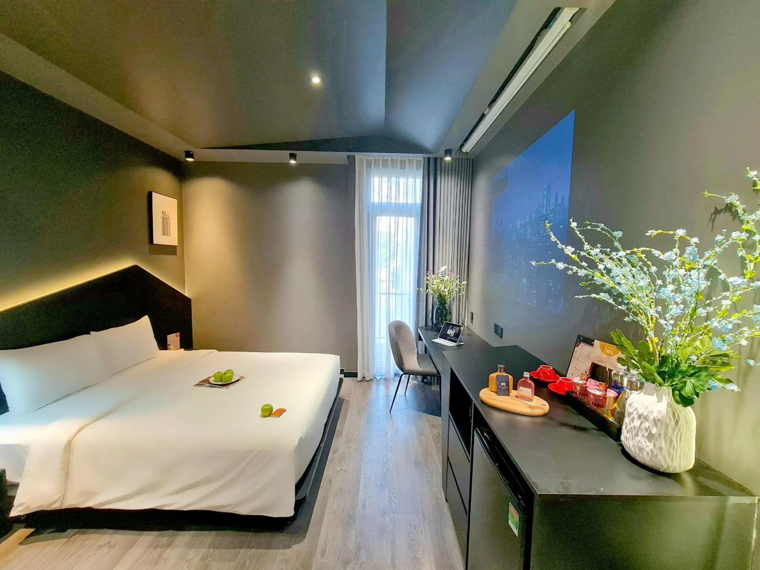 Bed in KIN Wander Tân Bình, The Mountain