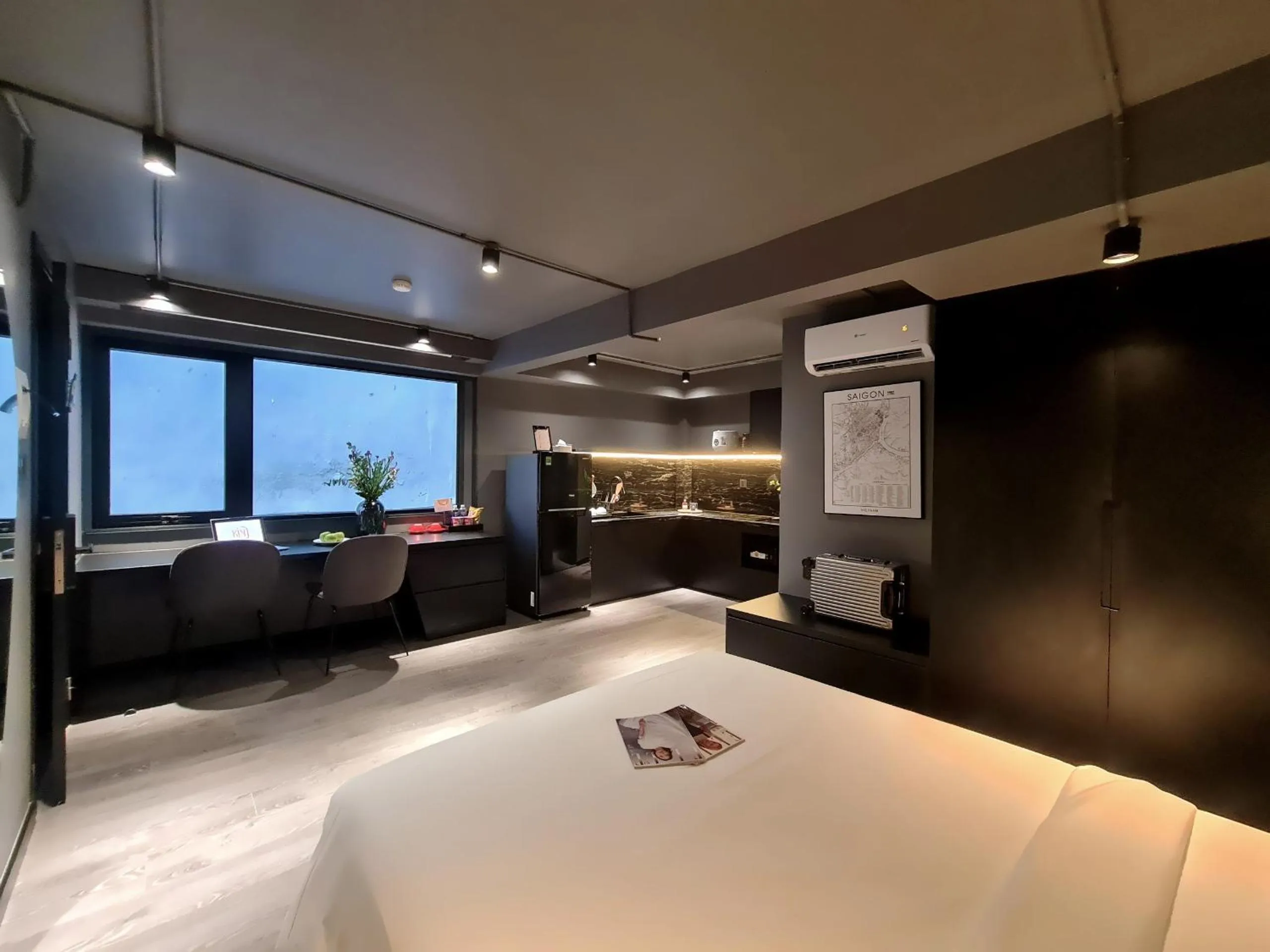 Bed in KIN Wander Tân Bình, The Mountain