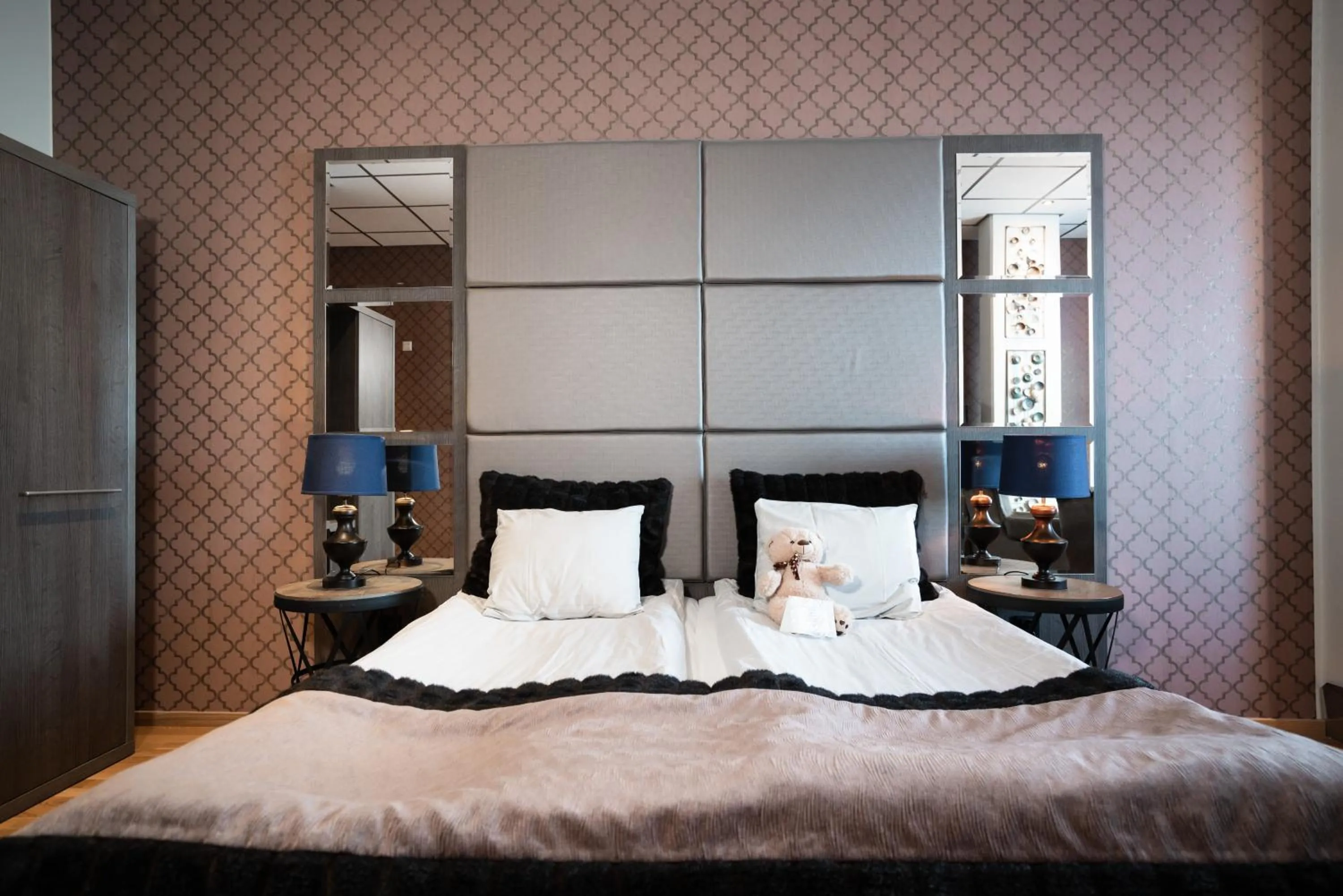 Bed in Hotell Hallstaberget