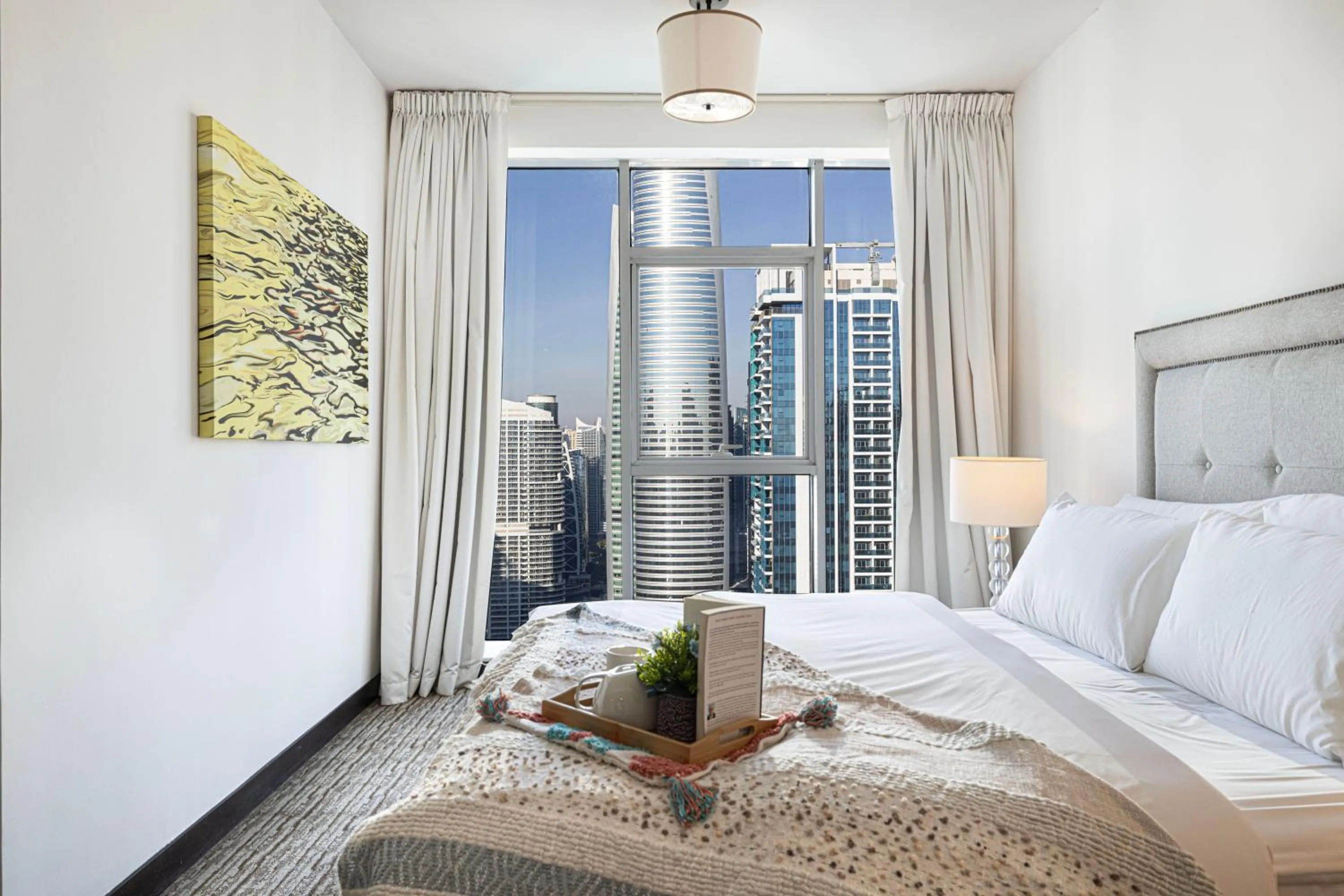 Bedroom, Bed in Whispers of the Wind by Lagom Vacation Homes