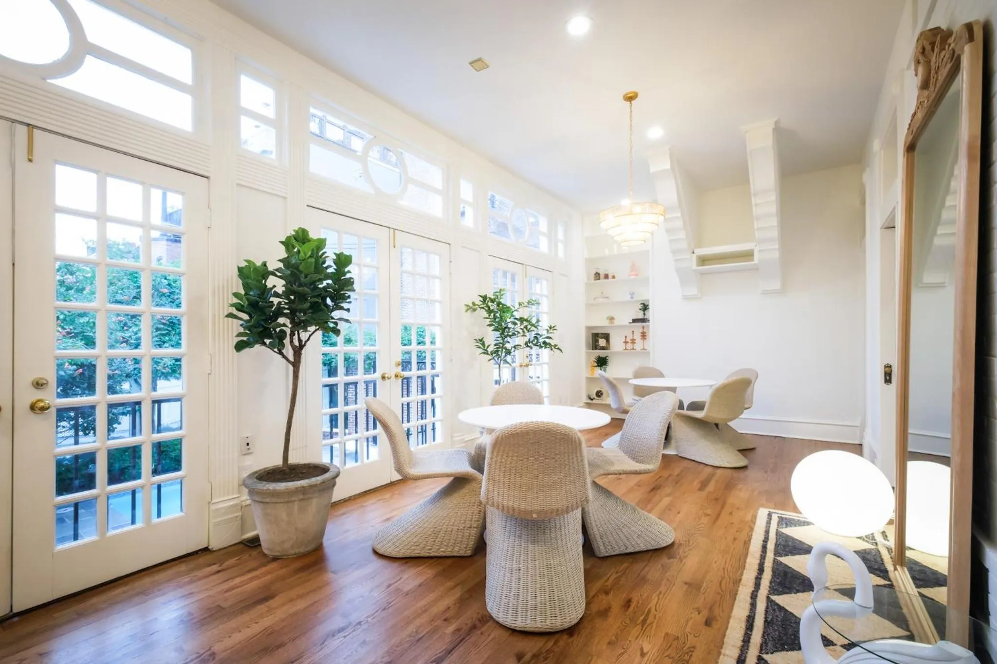 Seating area in Swann House