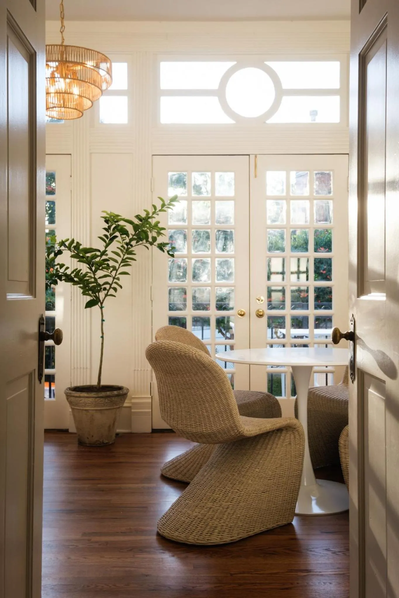 Seating area in Swann House