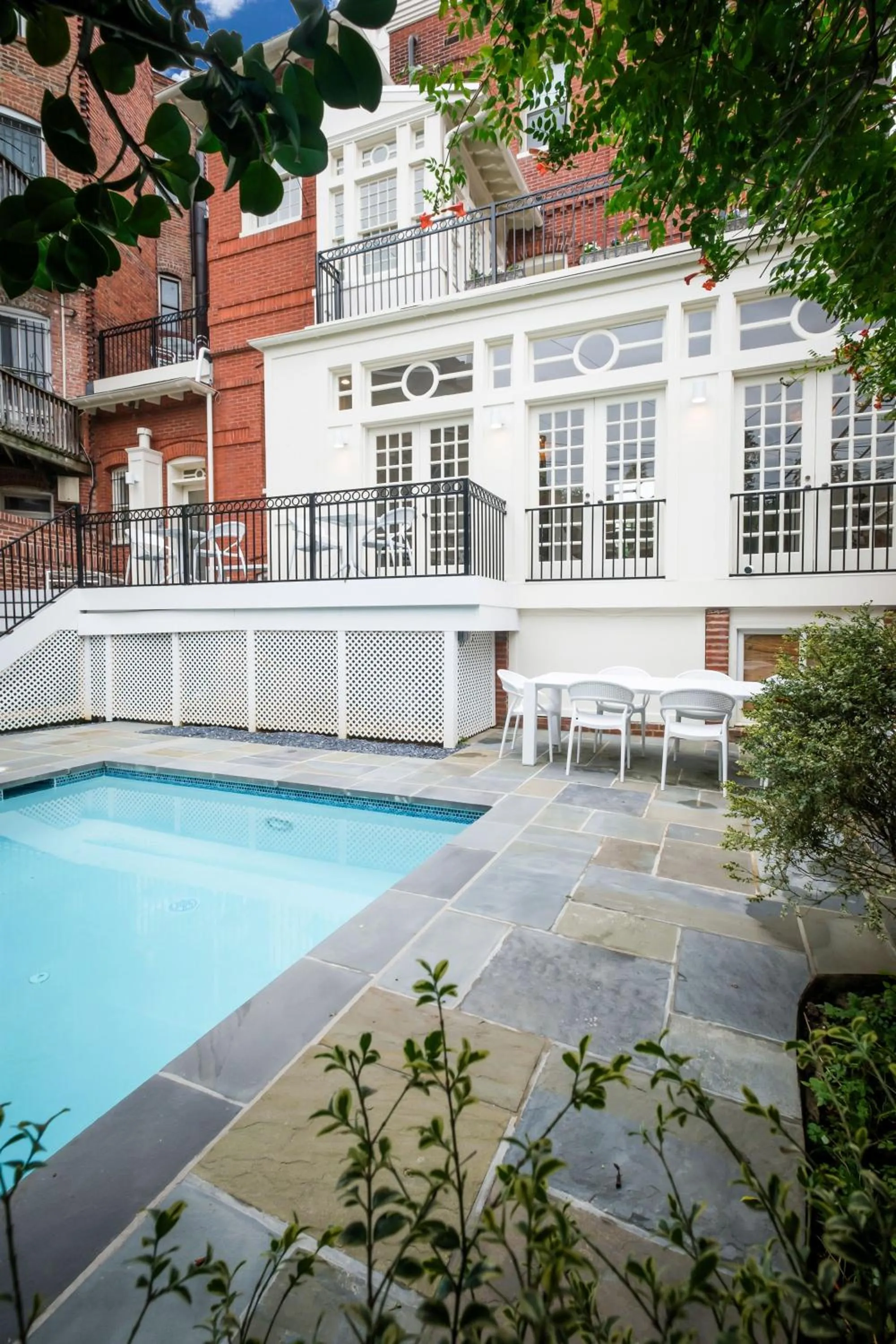 Swimming pool in Swann House