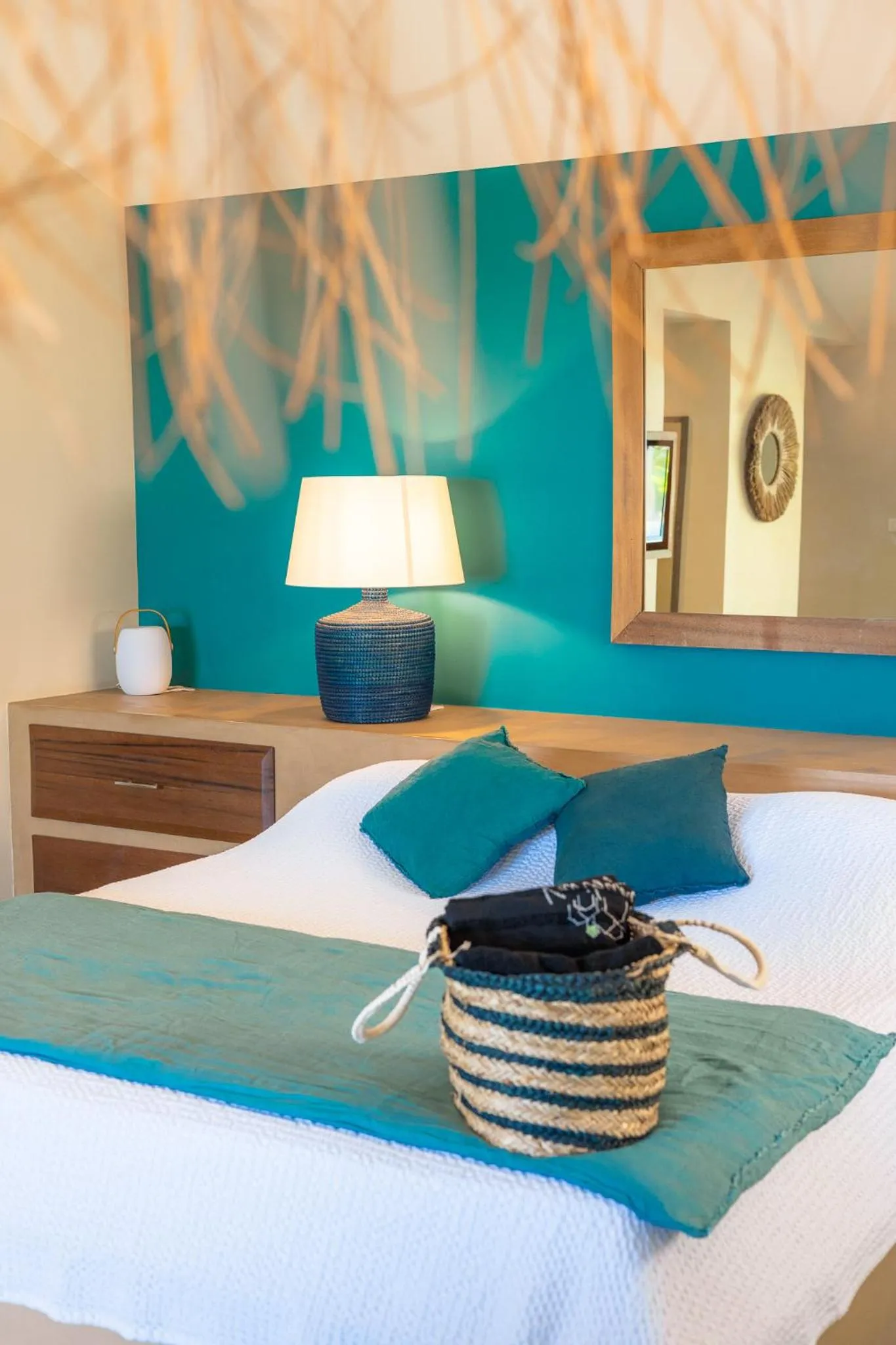 Bed in Karibuni Boutique Hotel