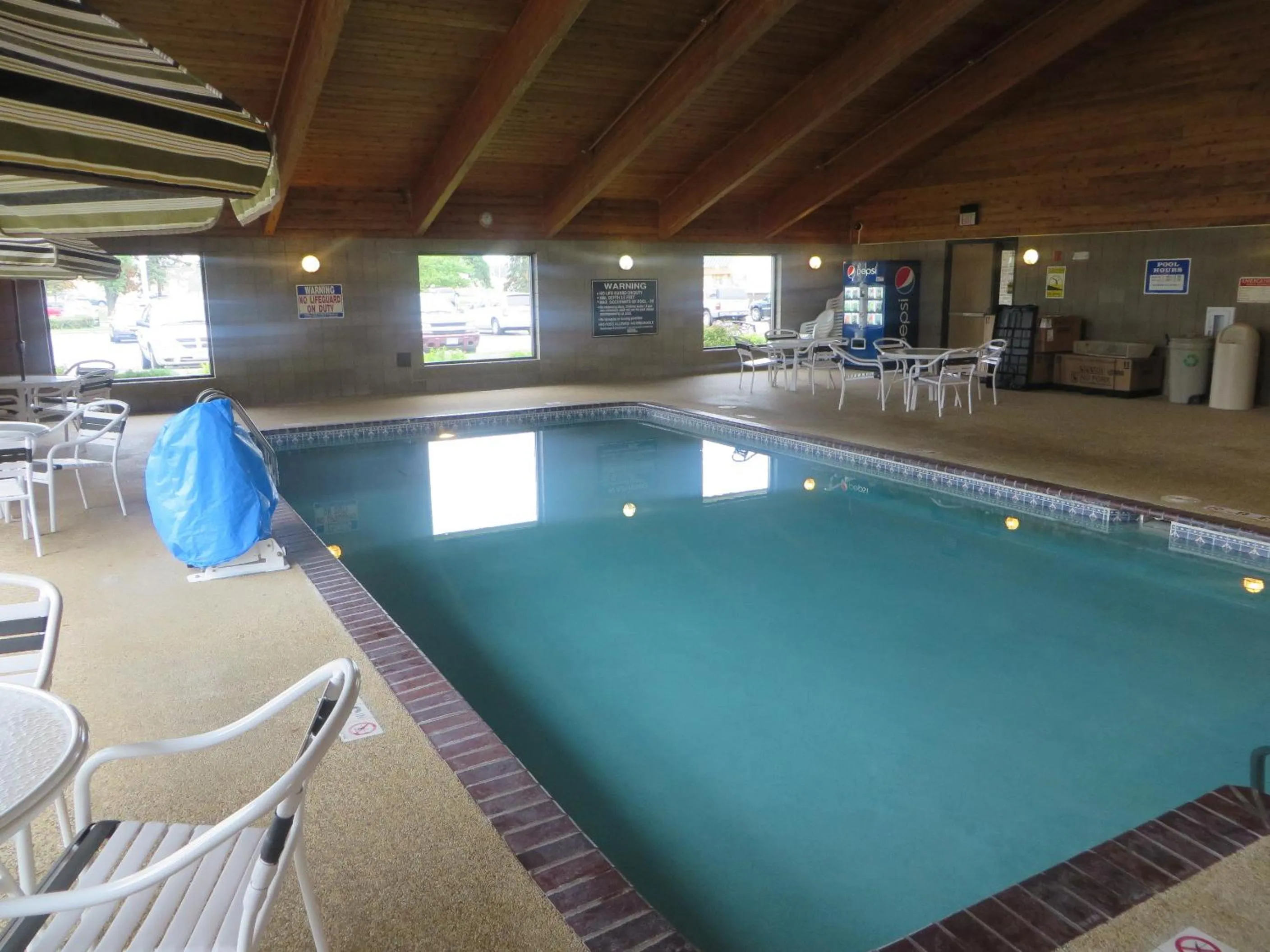 Swimming pool in AmericInn by Wyndham Worthington
