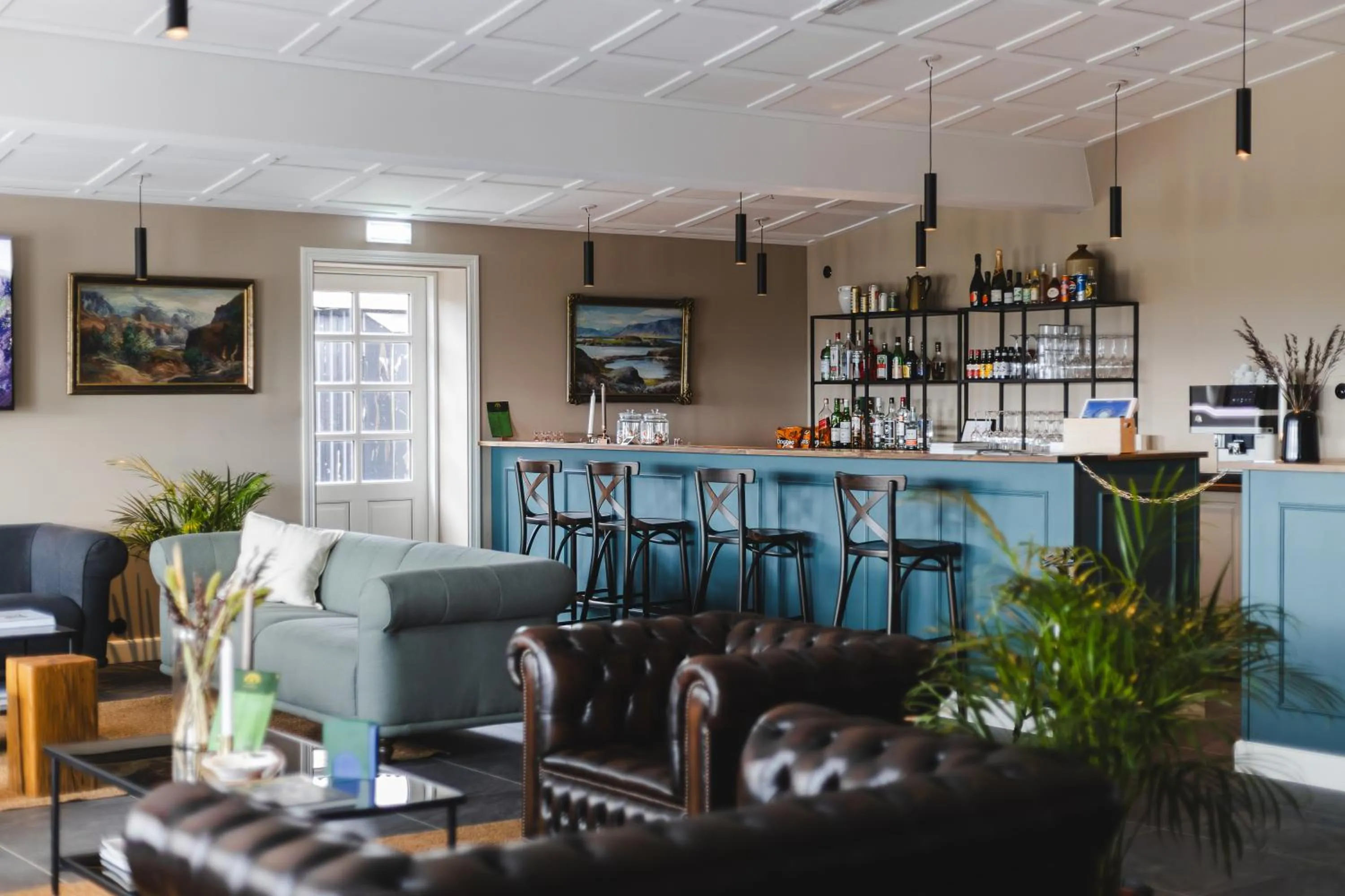 Lounge or bar in Hotel Stafholt