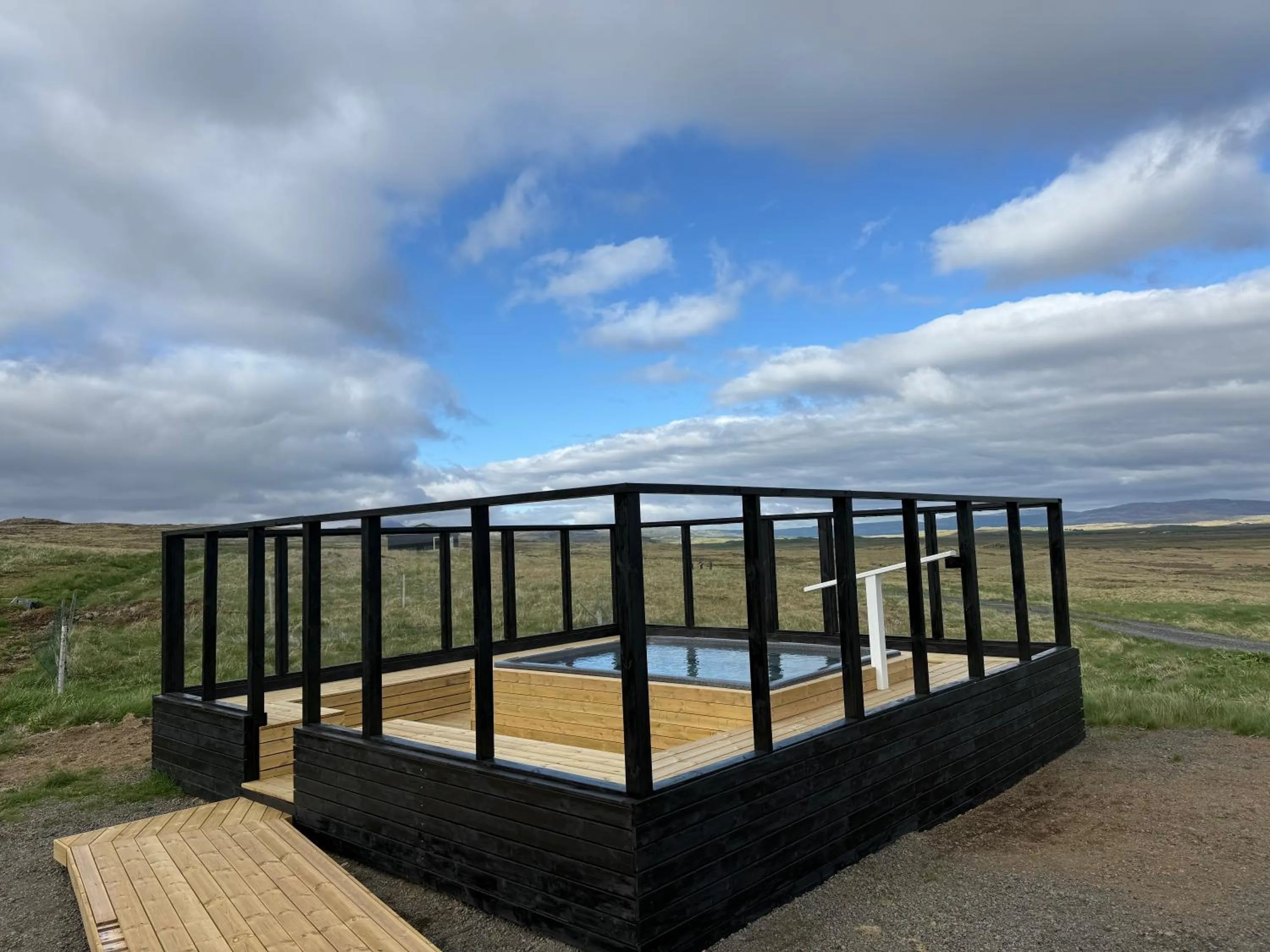 Hot Spring Bath in Hotel Stafholt