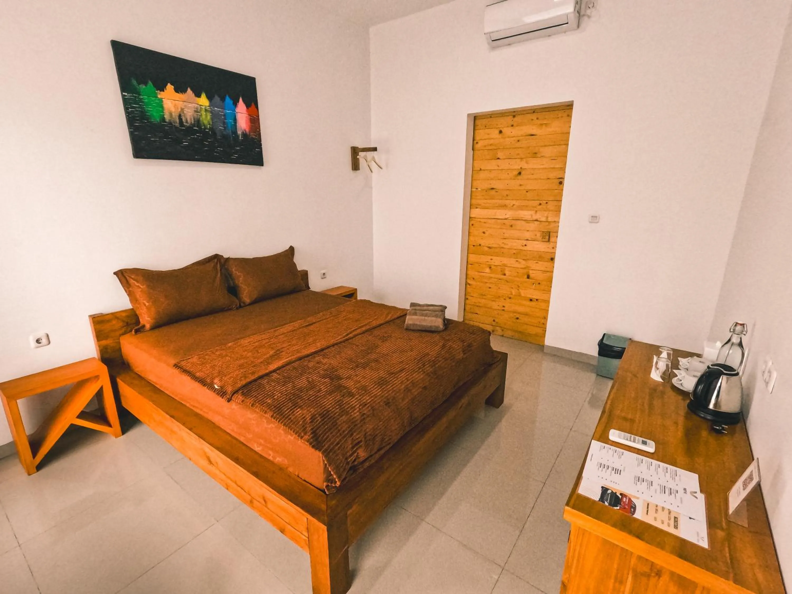 Coffee/tea facilities, Bed in Zavana rooms & Restaurant