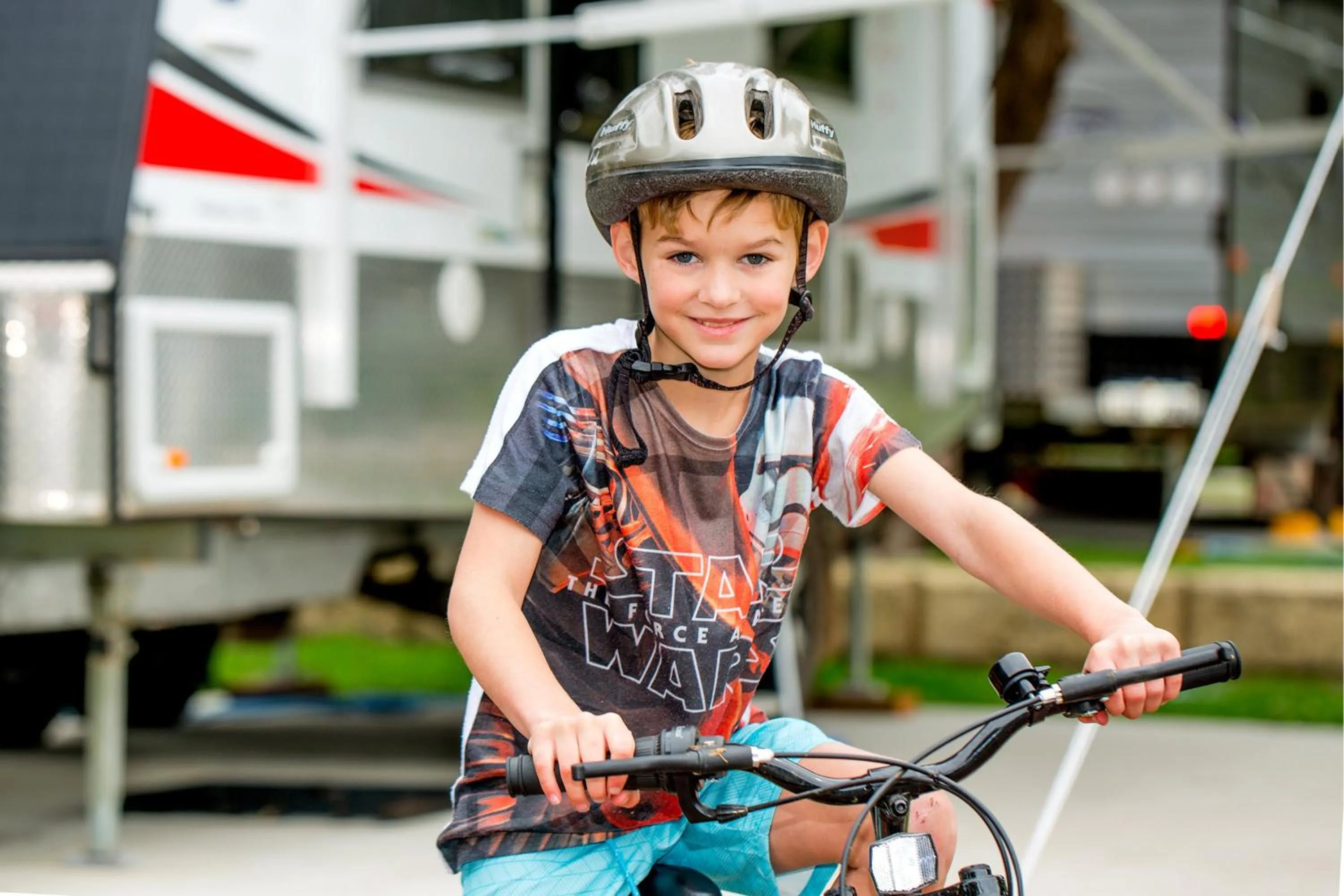 Cycling in BIG4 Emu Beach Holiday Park