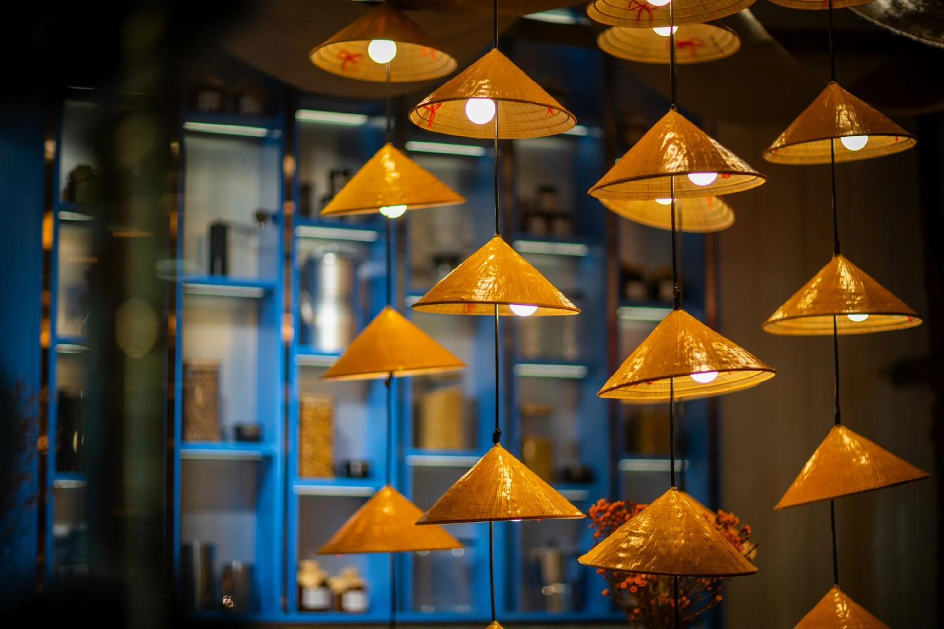 Decorative detail in Hanoi Solo Hostel