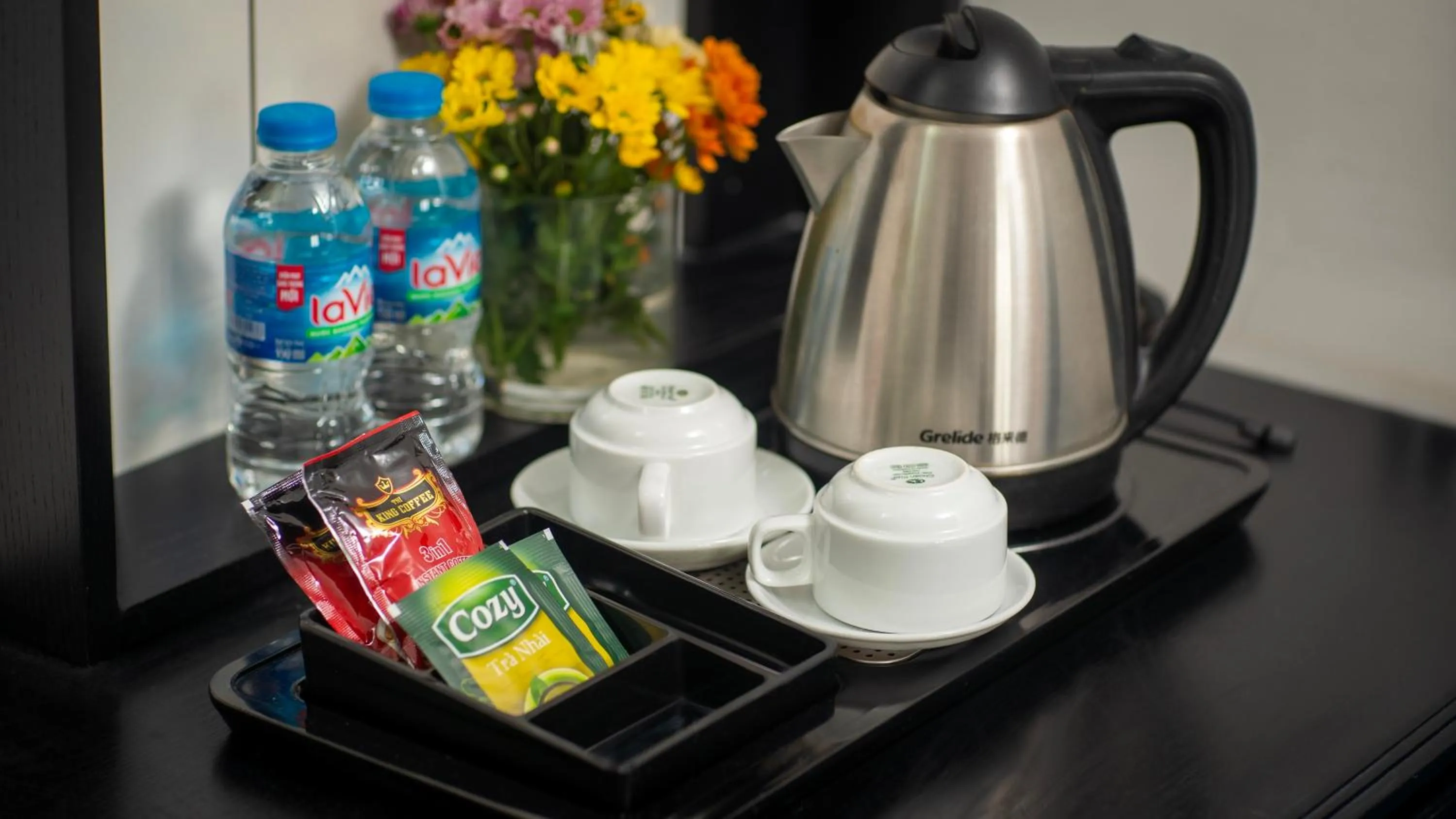 Coffee/tea facilities in Hanoi Solo Hostel