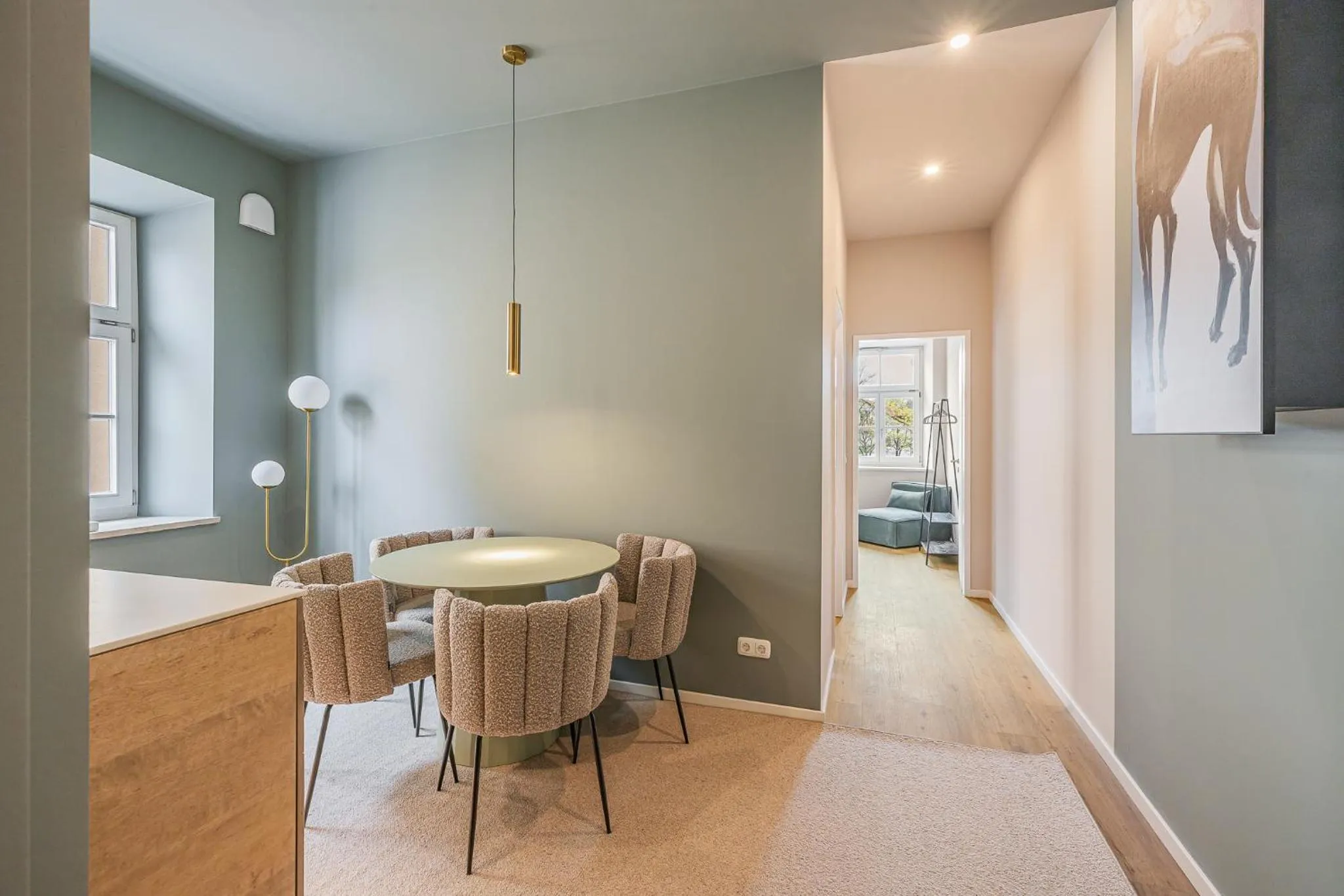 Photo of the whole room in kalm stay - a design Aparthotel