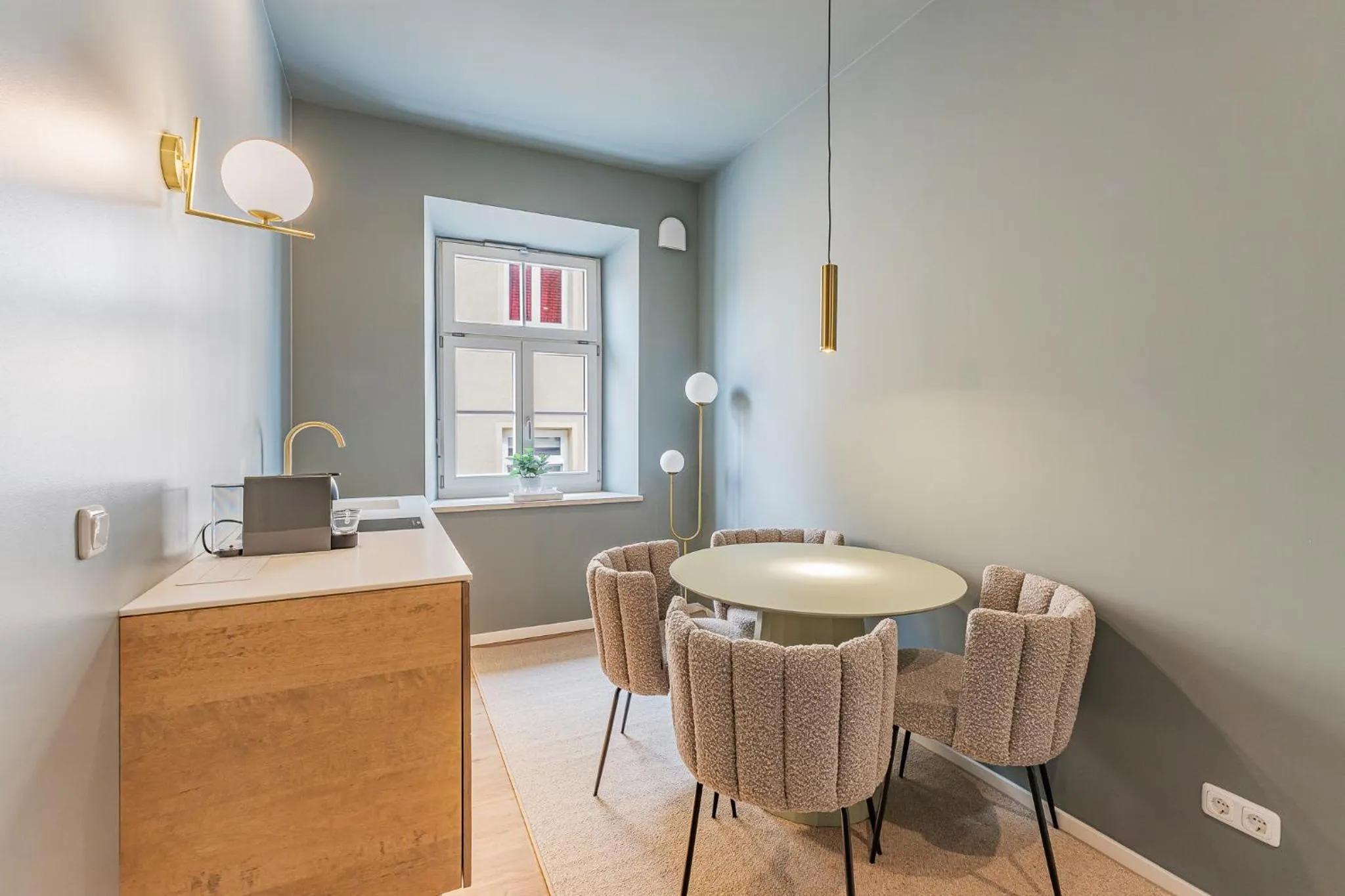 kitchen in kalm stay - a design Aparthotel