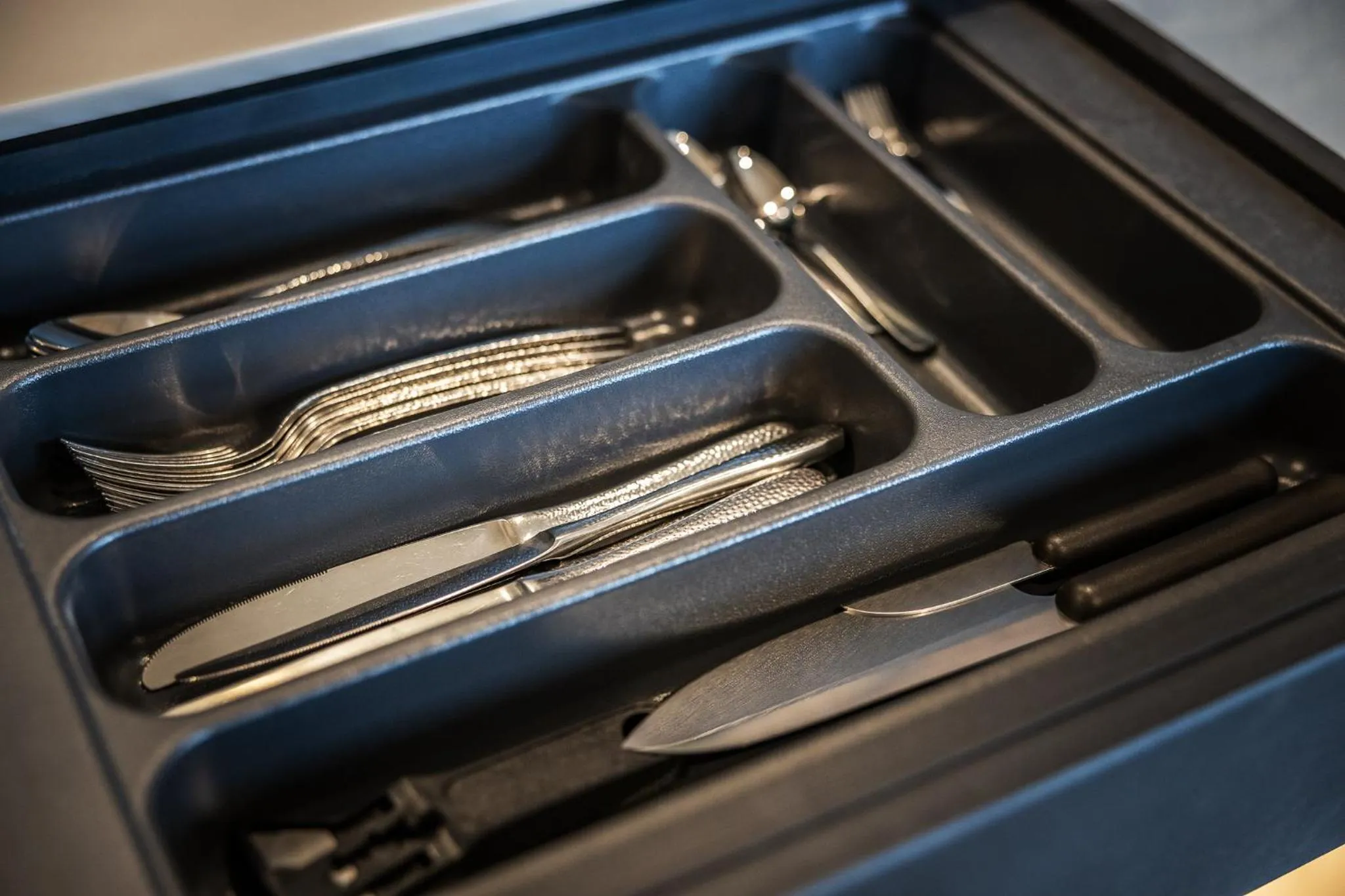 kitchen in kalm stay - a design Aparthotel