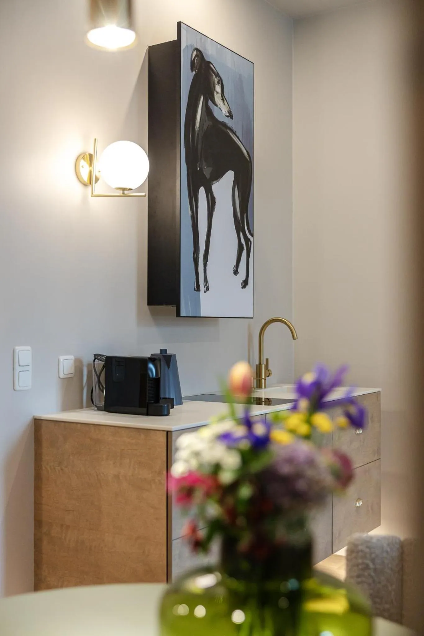 Decorative detail in kalm stay - a design Aparthotel