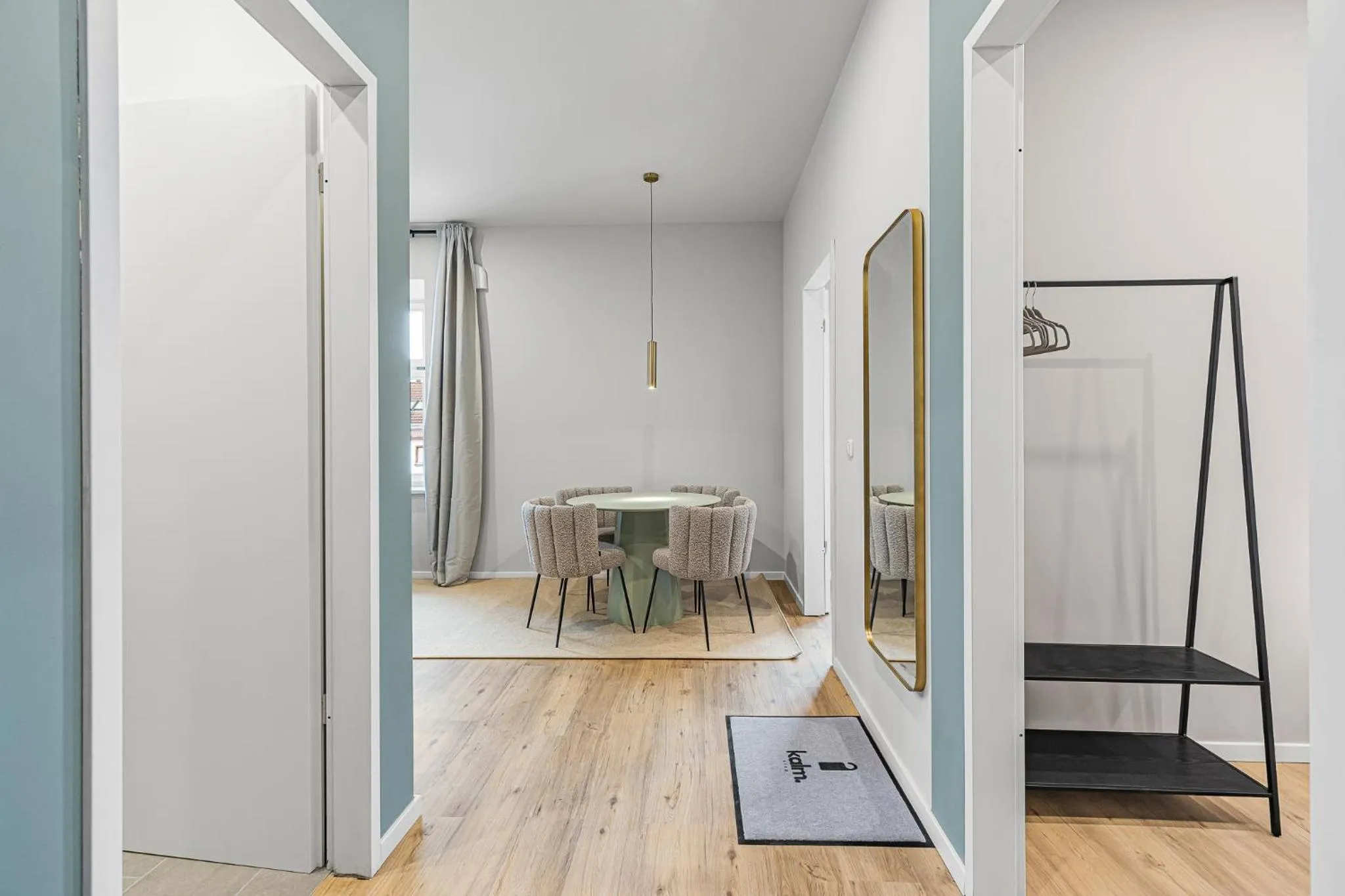 Photo of the whole room in kalm stay - a design Aparthotel