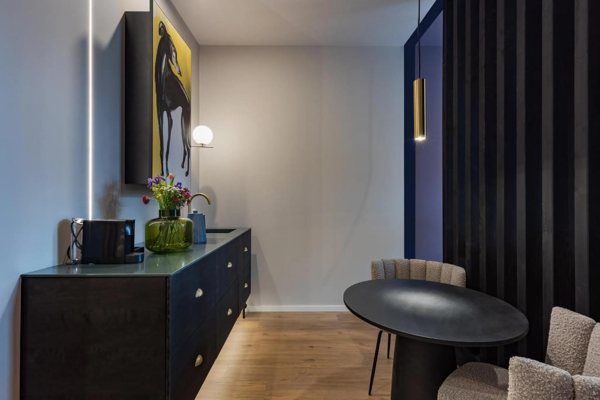Kitchen or kitchenette in kalm stay - a design Aparthotel