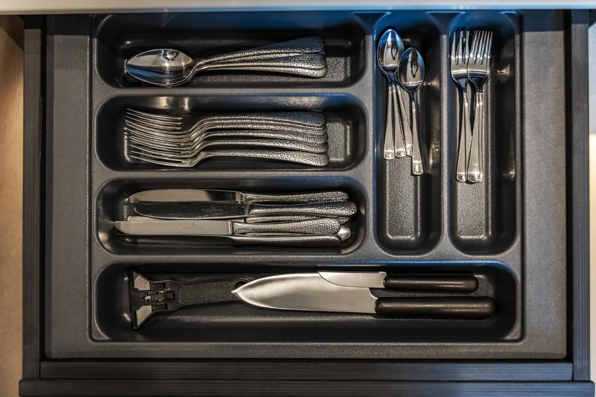 kitchen in kalm stay - a design Aparthotel