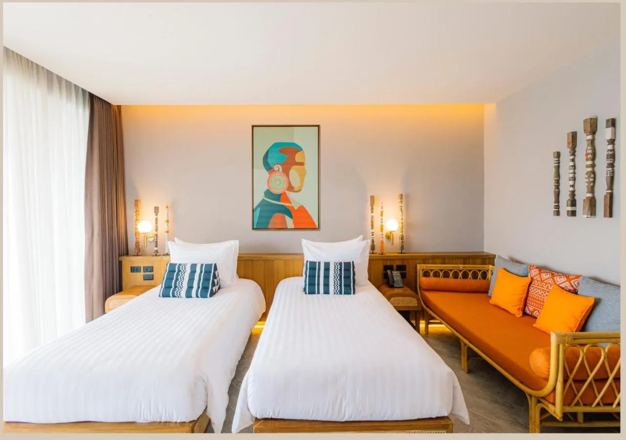 Bed in 79 Beach Club and Resort Samui