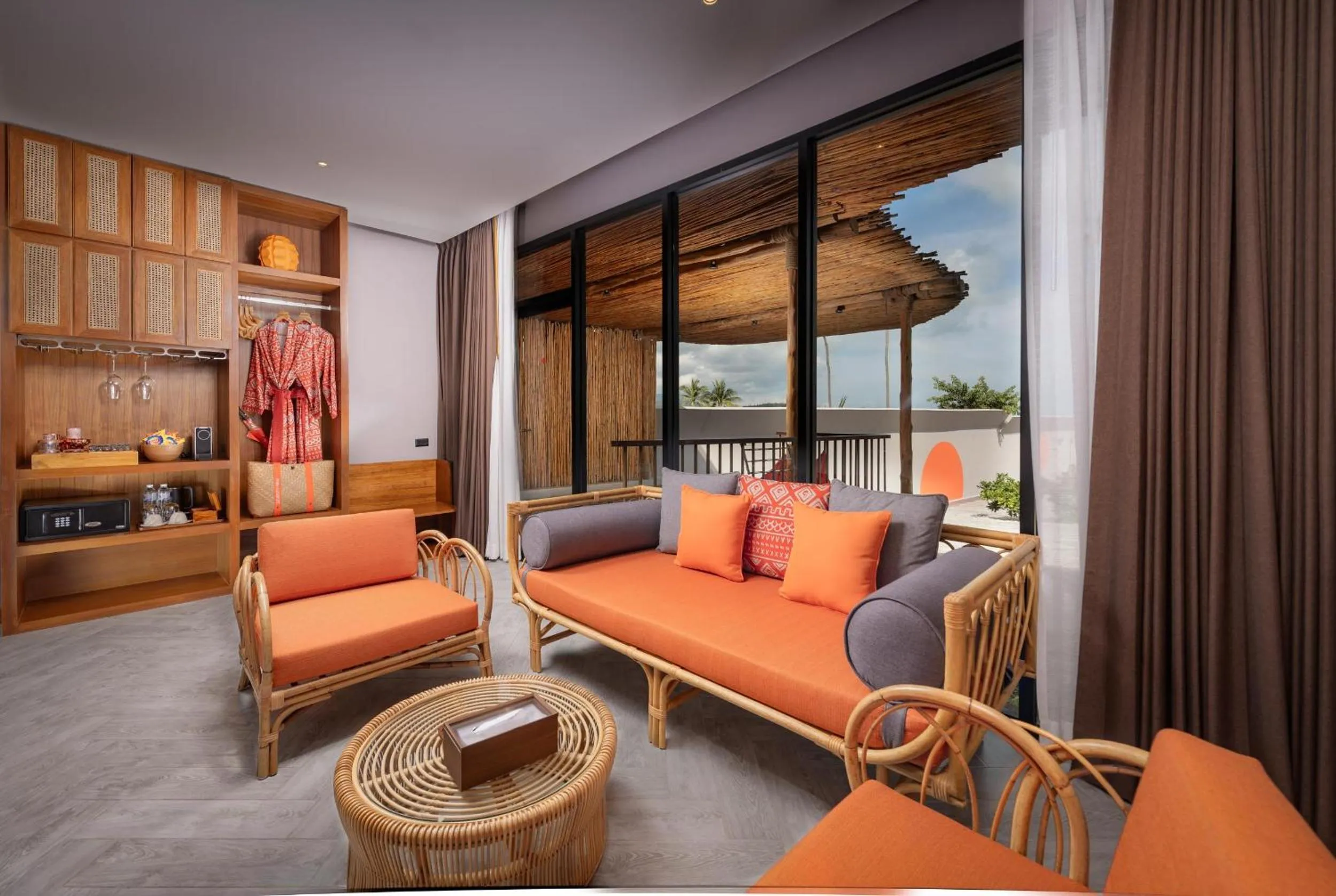 Seating area in 79 Beach Club and Resort Samui