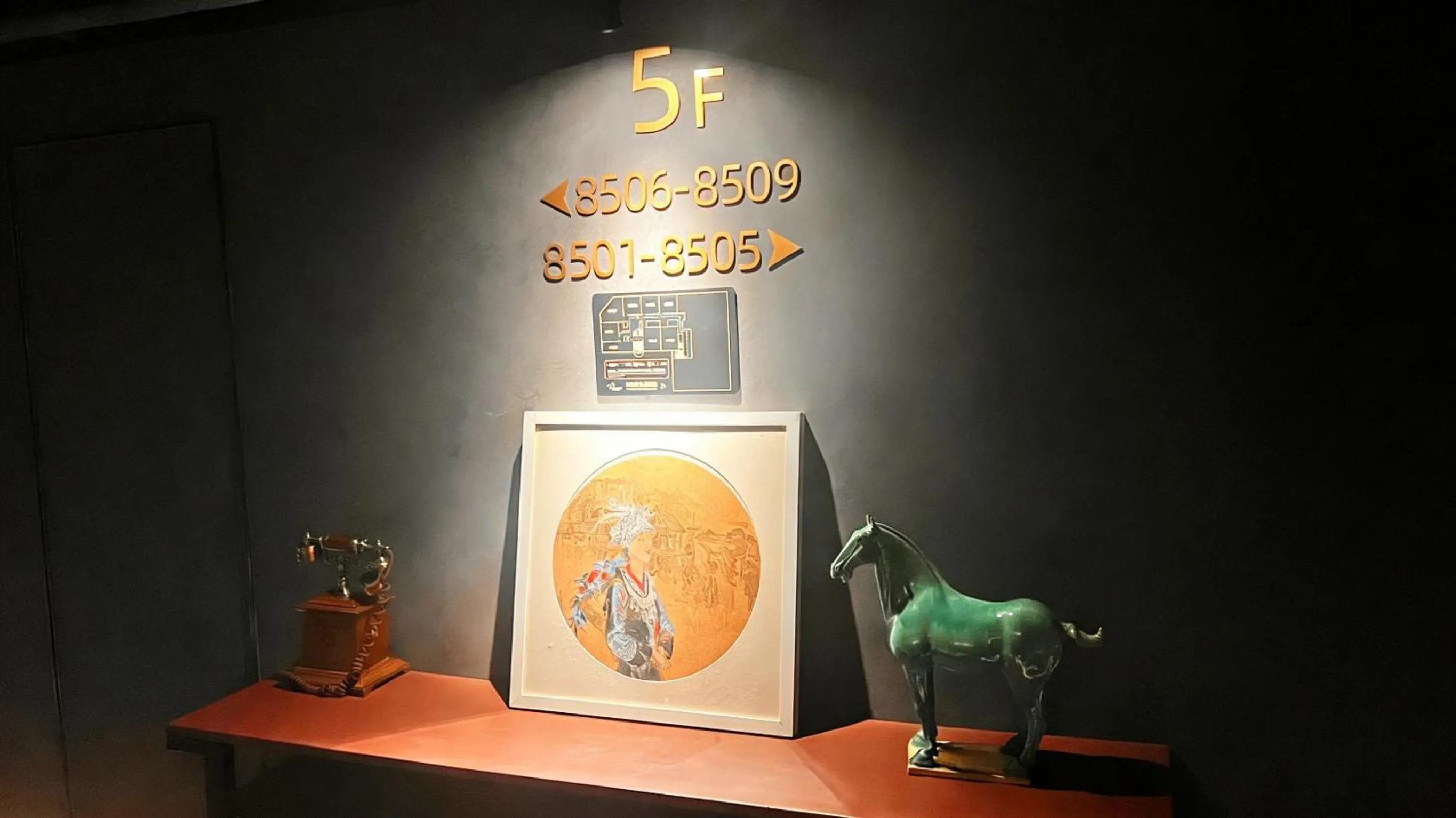 Decorative detail in The Purple Horse Hotel Beijing