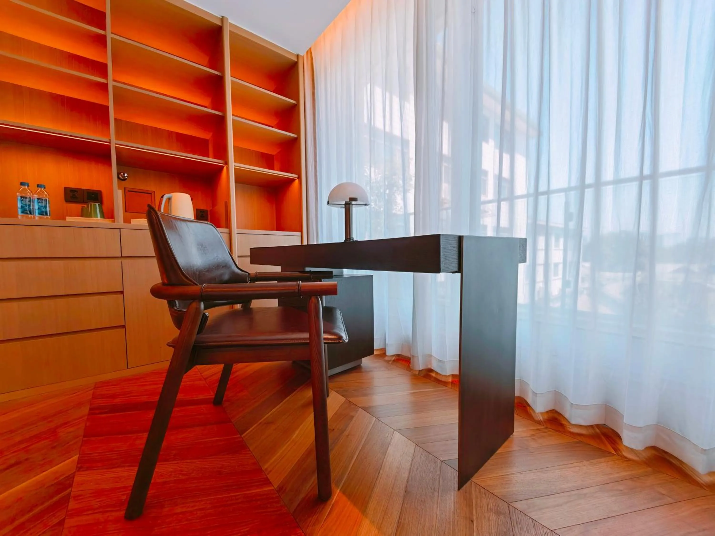 Seating area in The Purple Horse Hotel Beijing