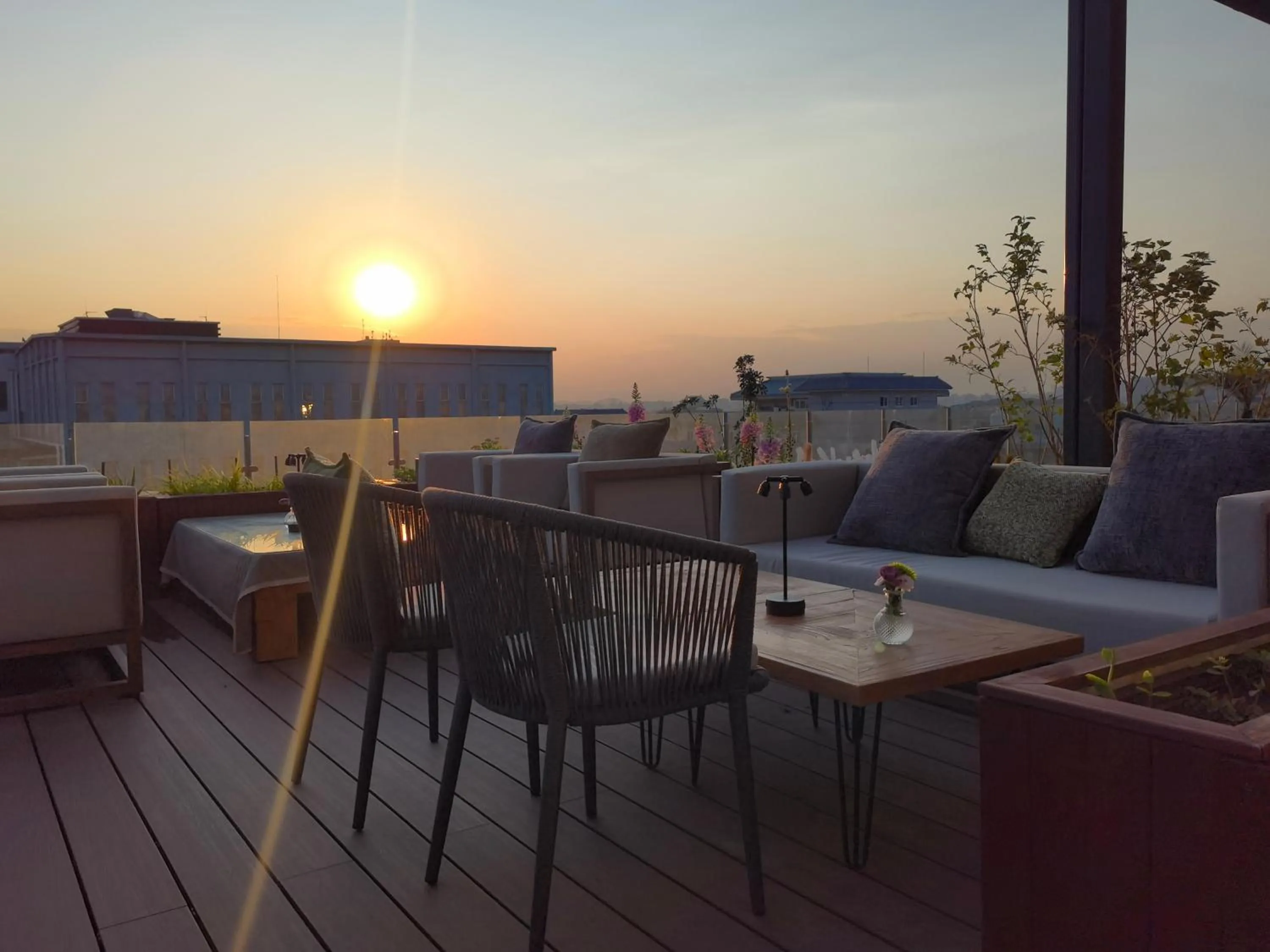 Balcony/Terrace in The Purple Horse Hotel Beijing