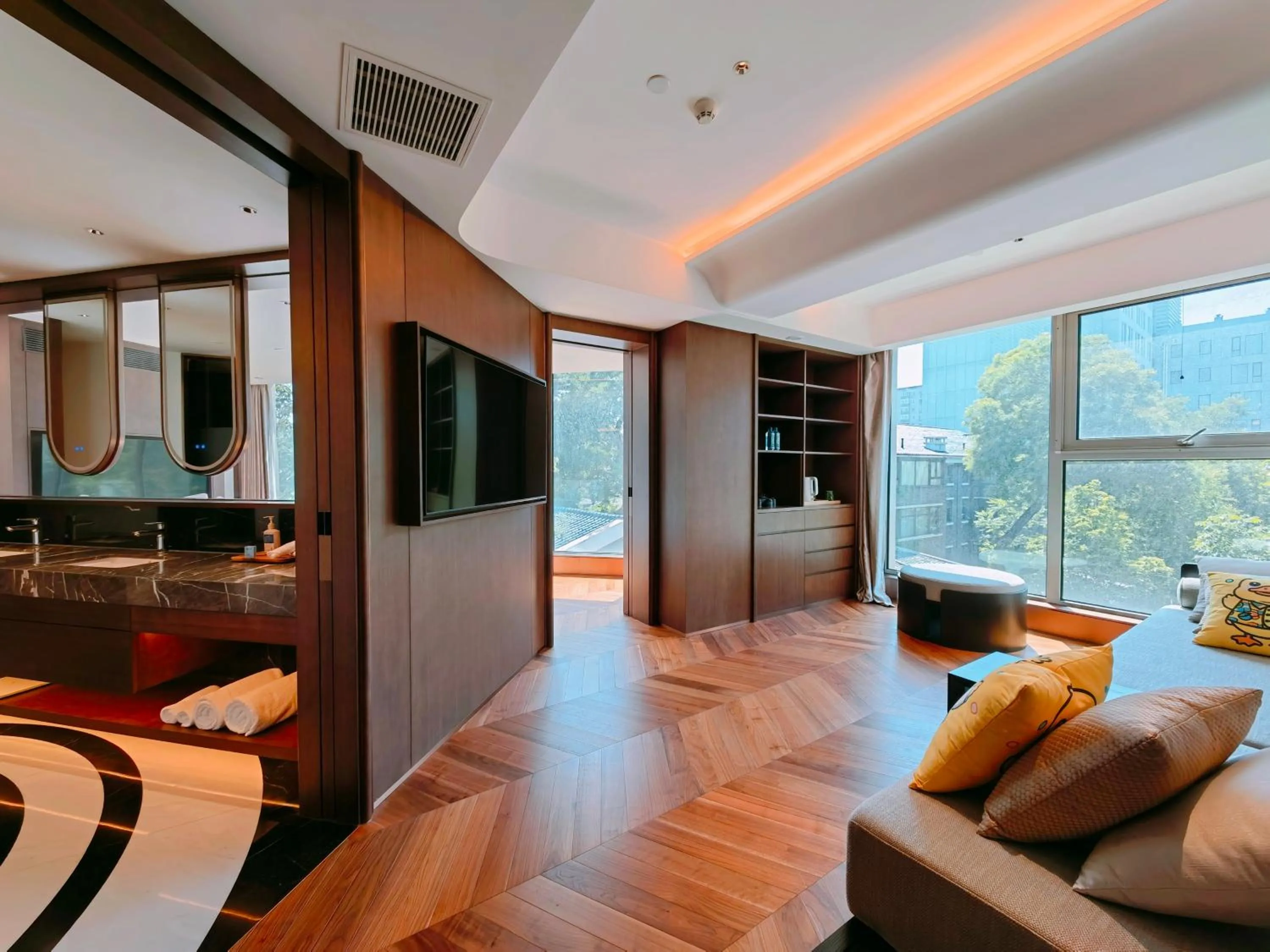 Living room in The Purple Horse Hotel Beijing