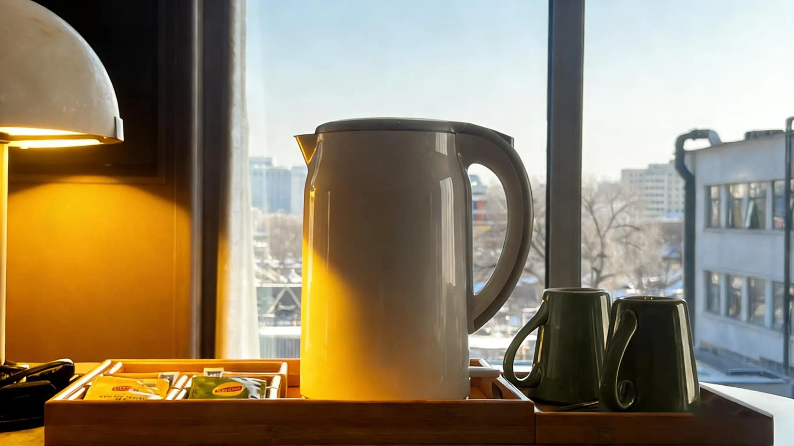 Coffee/tea facilities in The Purple Horse Hotel Beijing