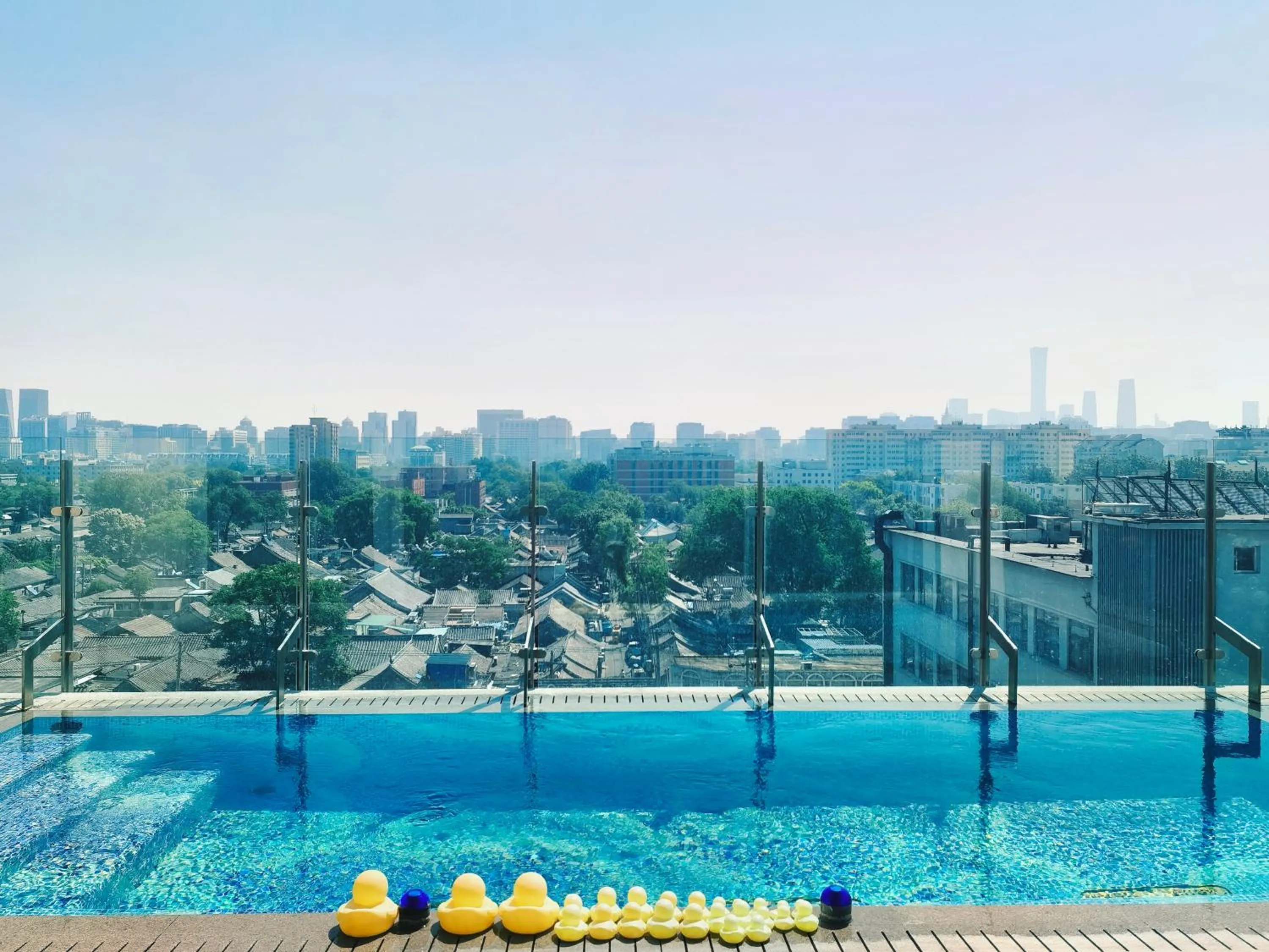 City view in The Purple Horse Hotel Beijing