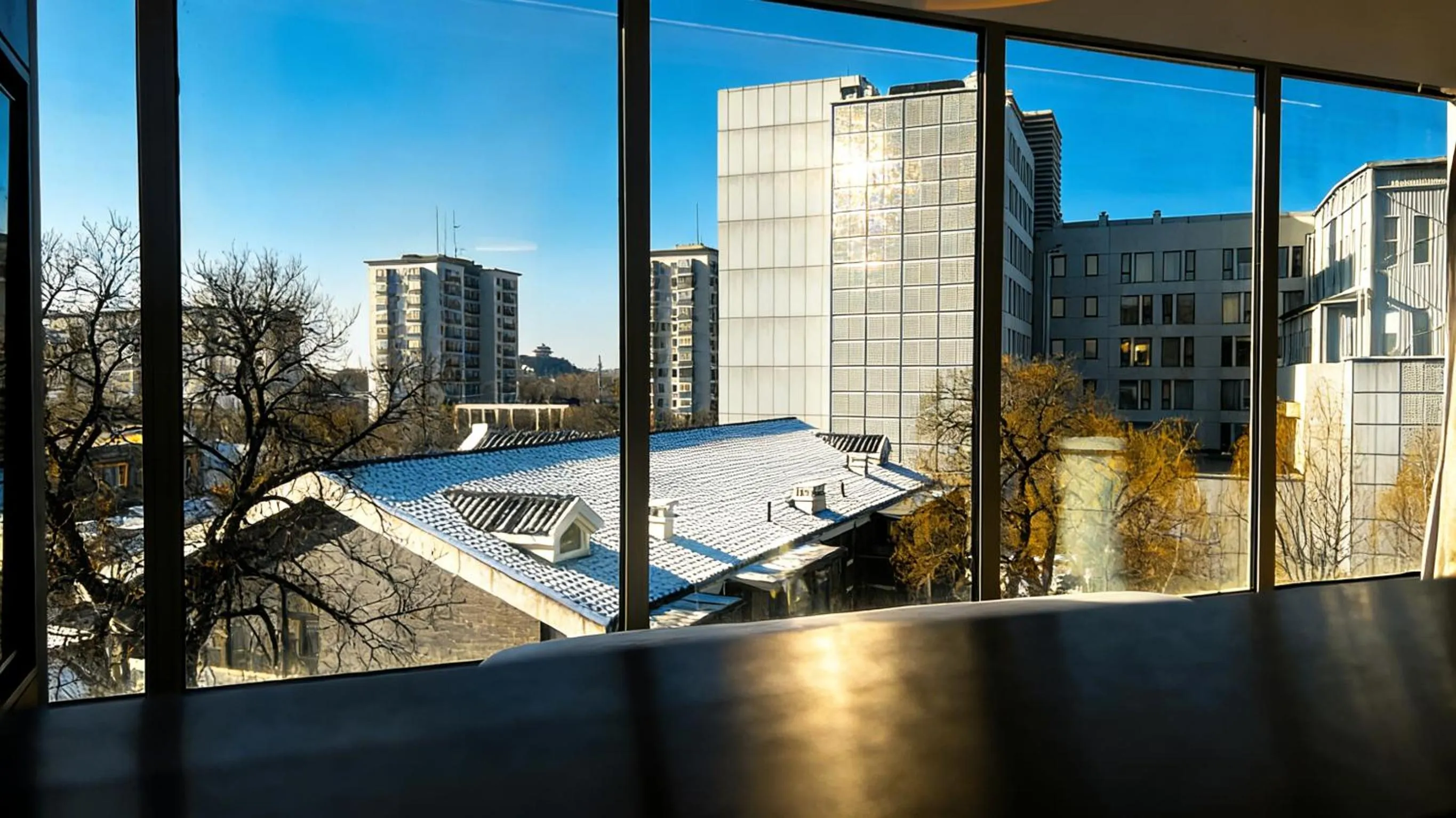 City view in The Purple Horse Hotel Beijing