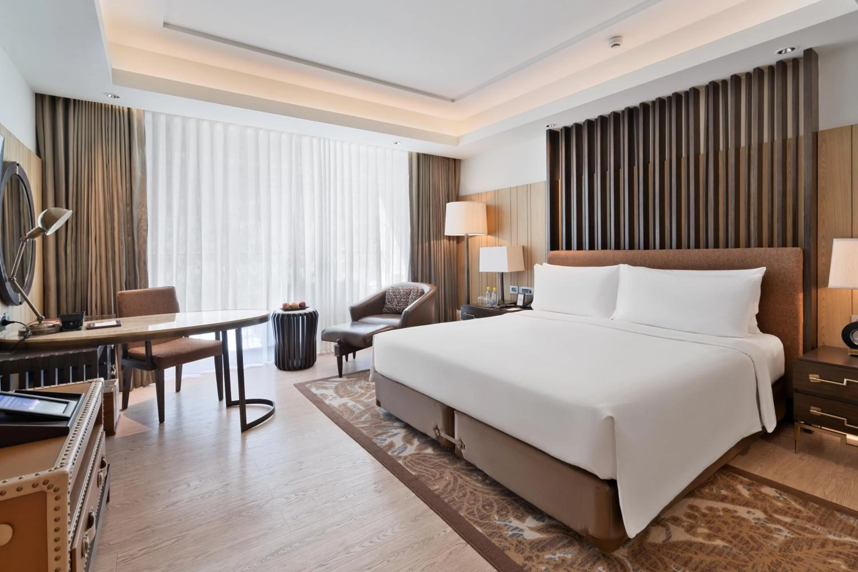 Bed in JW Marriott Mussoorie Walnut Grove Resort & Spa