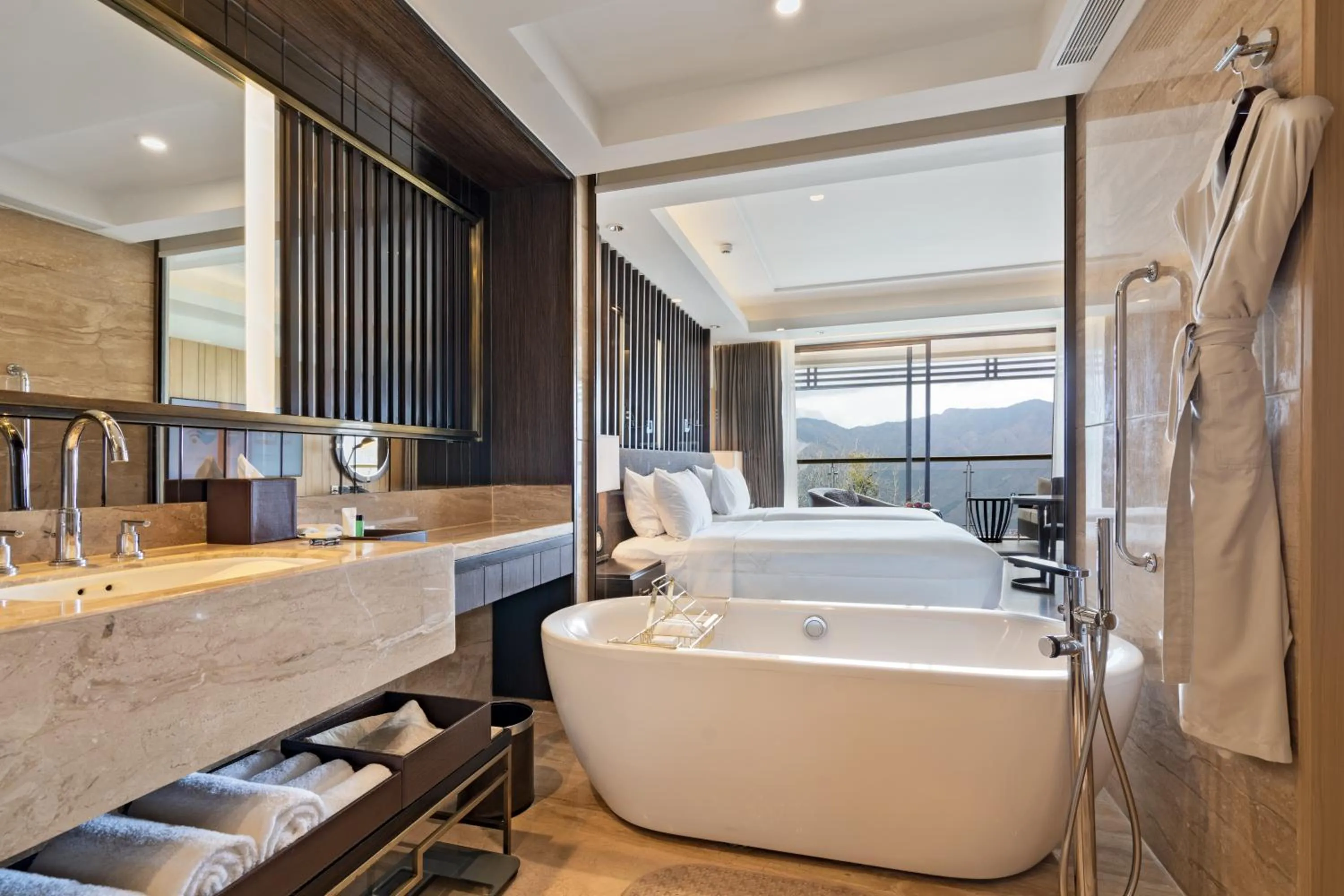 Bathroom in JW Marriott Mussoorie Walnut Grove Resort & Spa